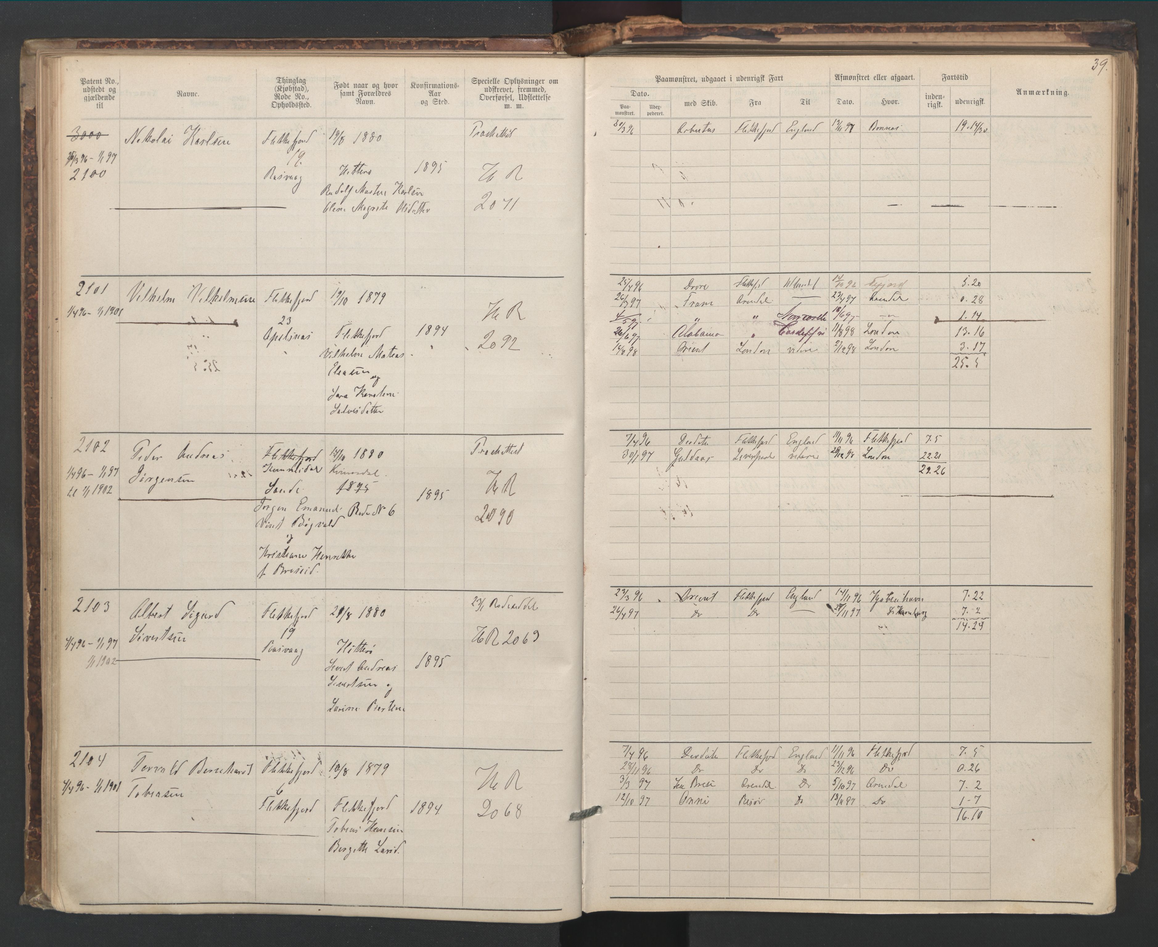 Flekkefjord mønstringskrets, AV/SAK-2031-0018/F/Fa/L0006: Annotasjonsrulle nr 1916-2964 med register, Æ-3, 1891-1948, p. 68