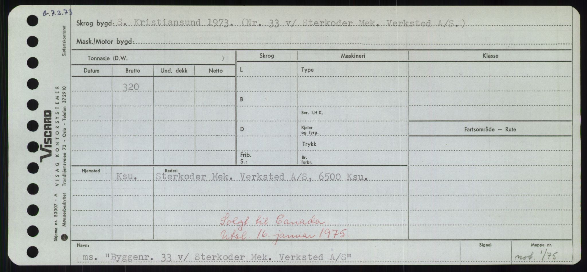 Sjøfartsdirektoratet med forløpere, Skipsmålingen, RA/S-1627/H/Hd/L0006: Fartøy, Byg-Båt, p. 605