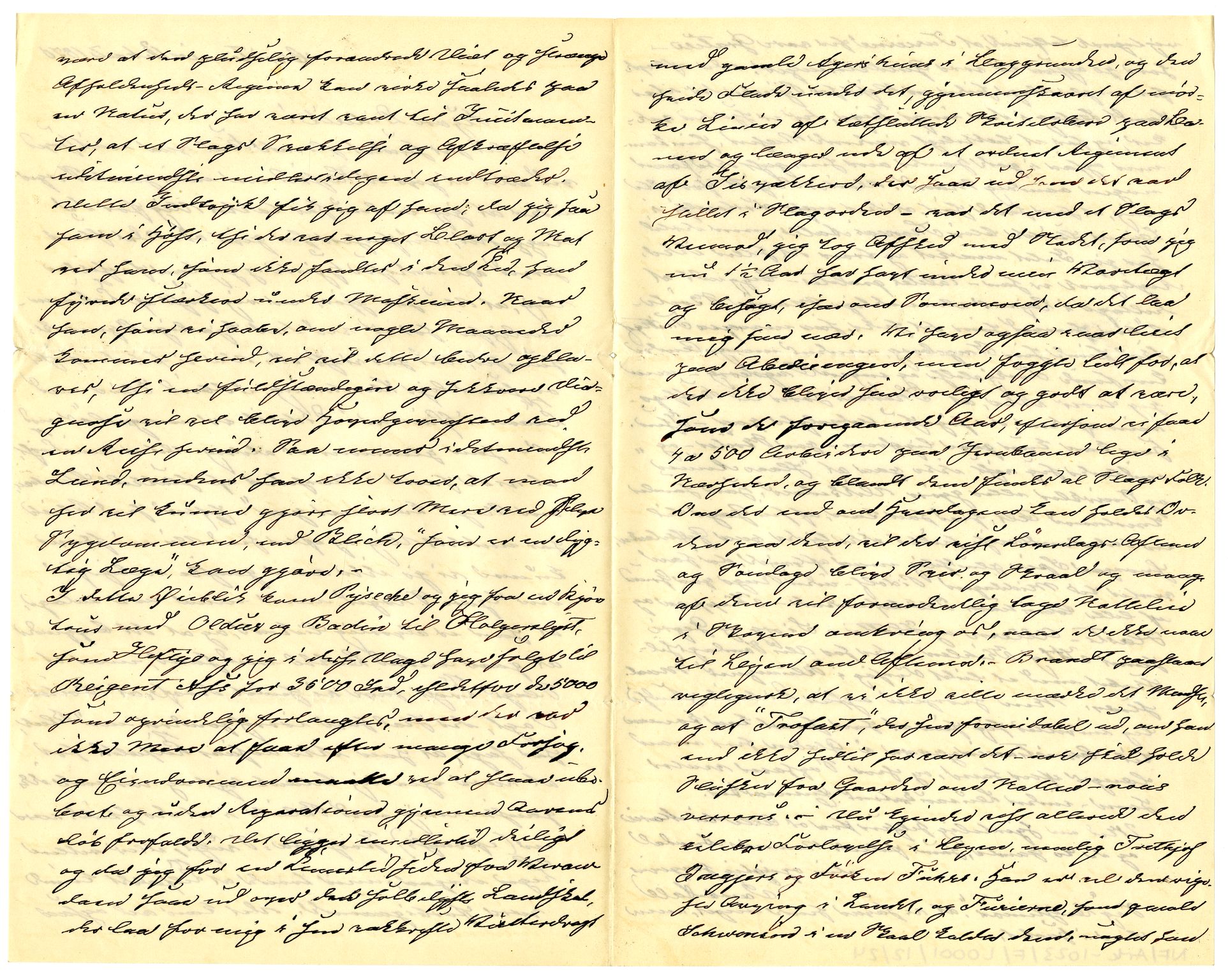 Diderik Maria Aalls brevsamling, NF/Ark-1023/F/L0001: D.M. Aalls brevsamling. A - B, 1738-1889, p. 134