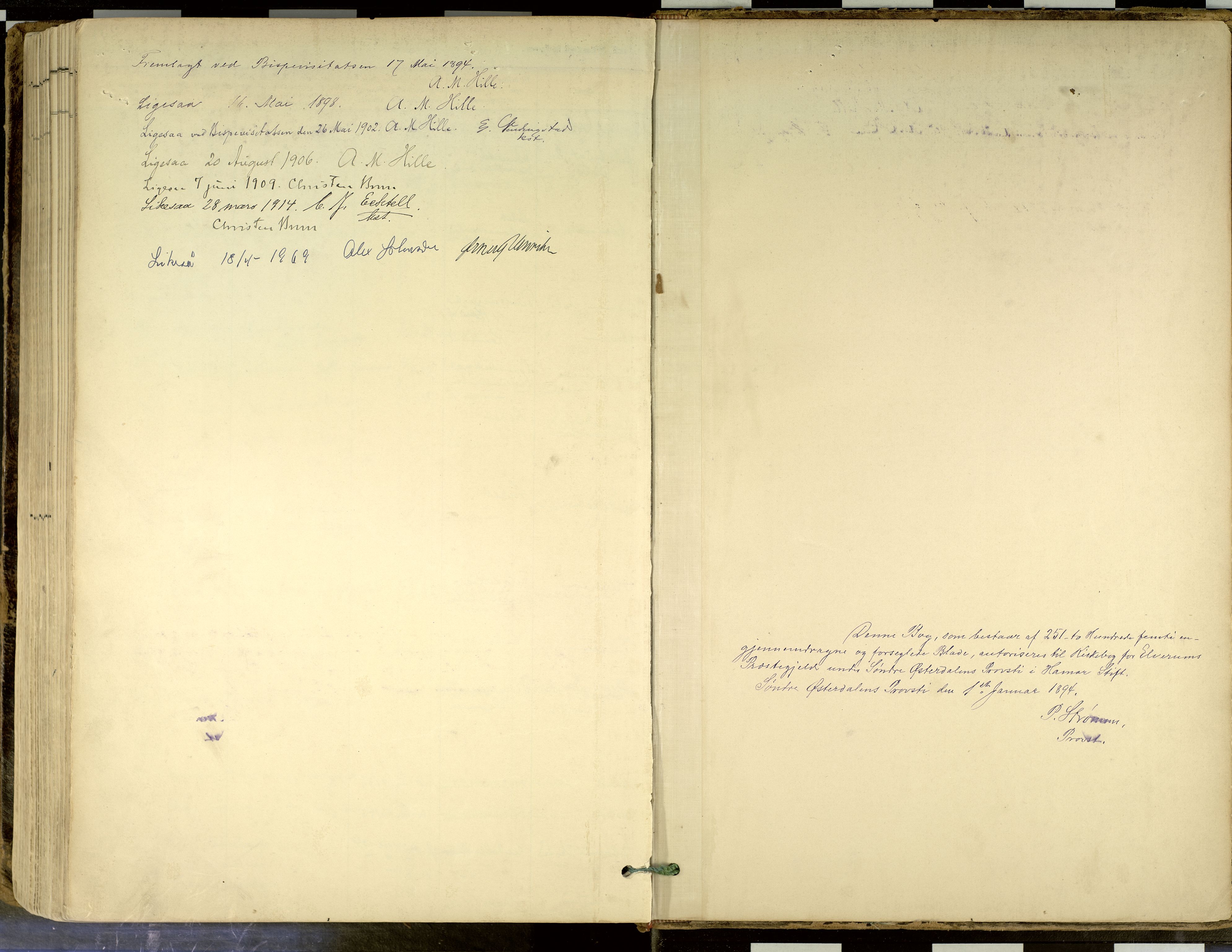Elverum prestekontor, SAH/PREST-044/H/Ha/Haa/L0018: Parish register (official) no. 18, 1894-1914