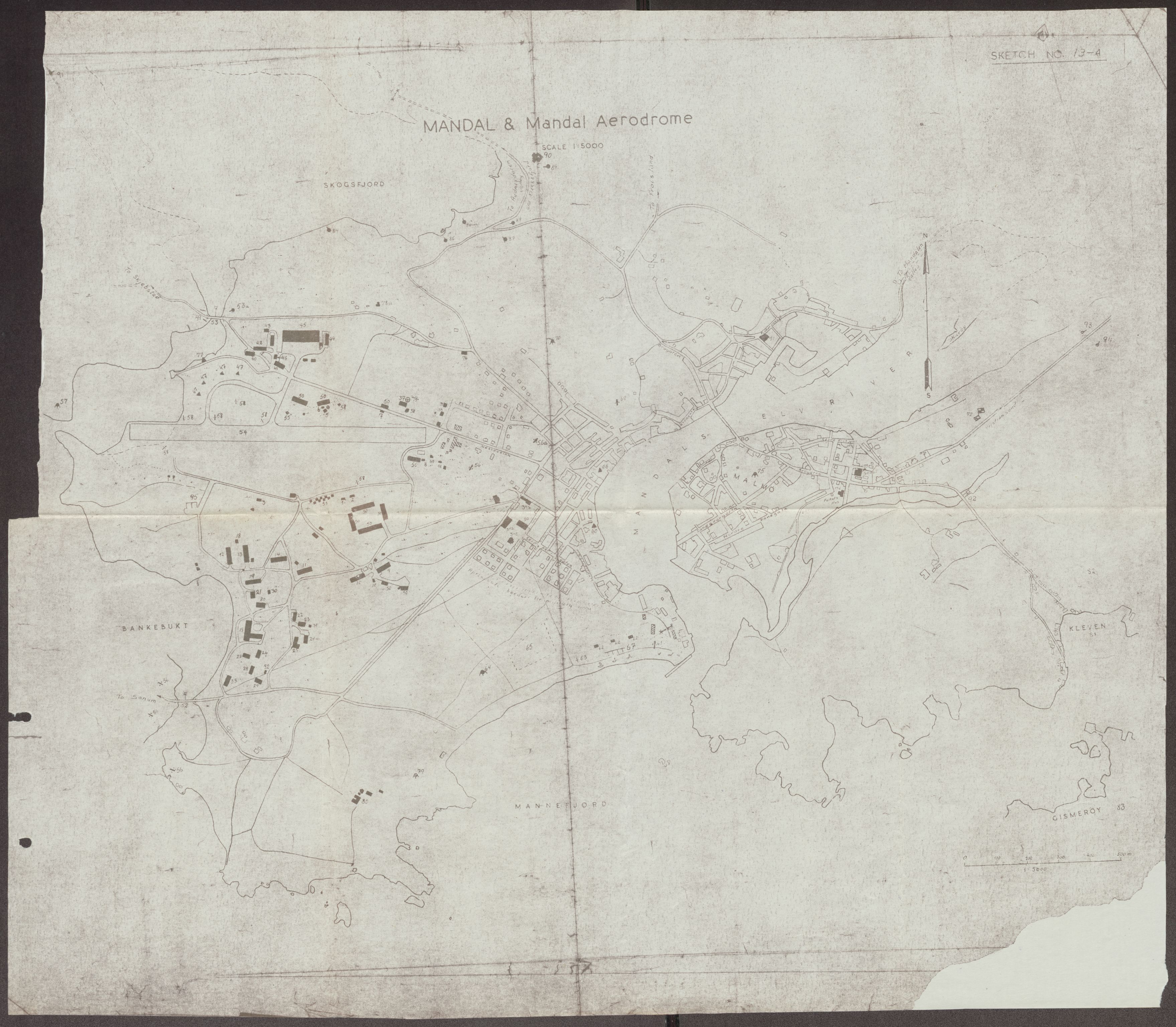 Forsvaret, Forsvarets overkommando II, AV/RA-RAFA-3915/D/Dd/L0008: Minefields. Prohibited Areas. Airfields, 1944, p. 40