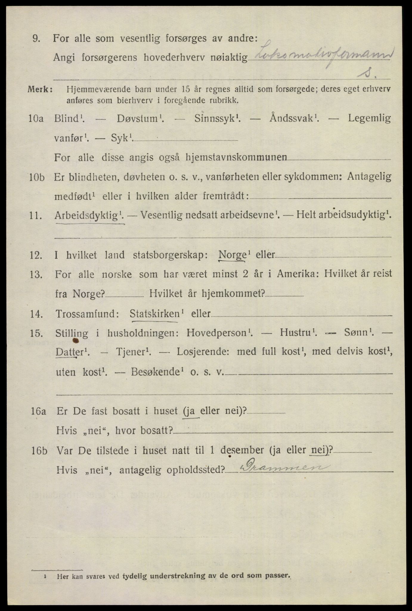 SAKO, 1920 census for Ål, 1920, p. 7427