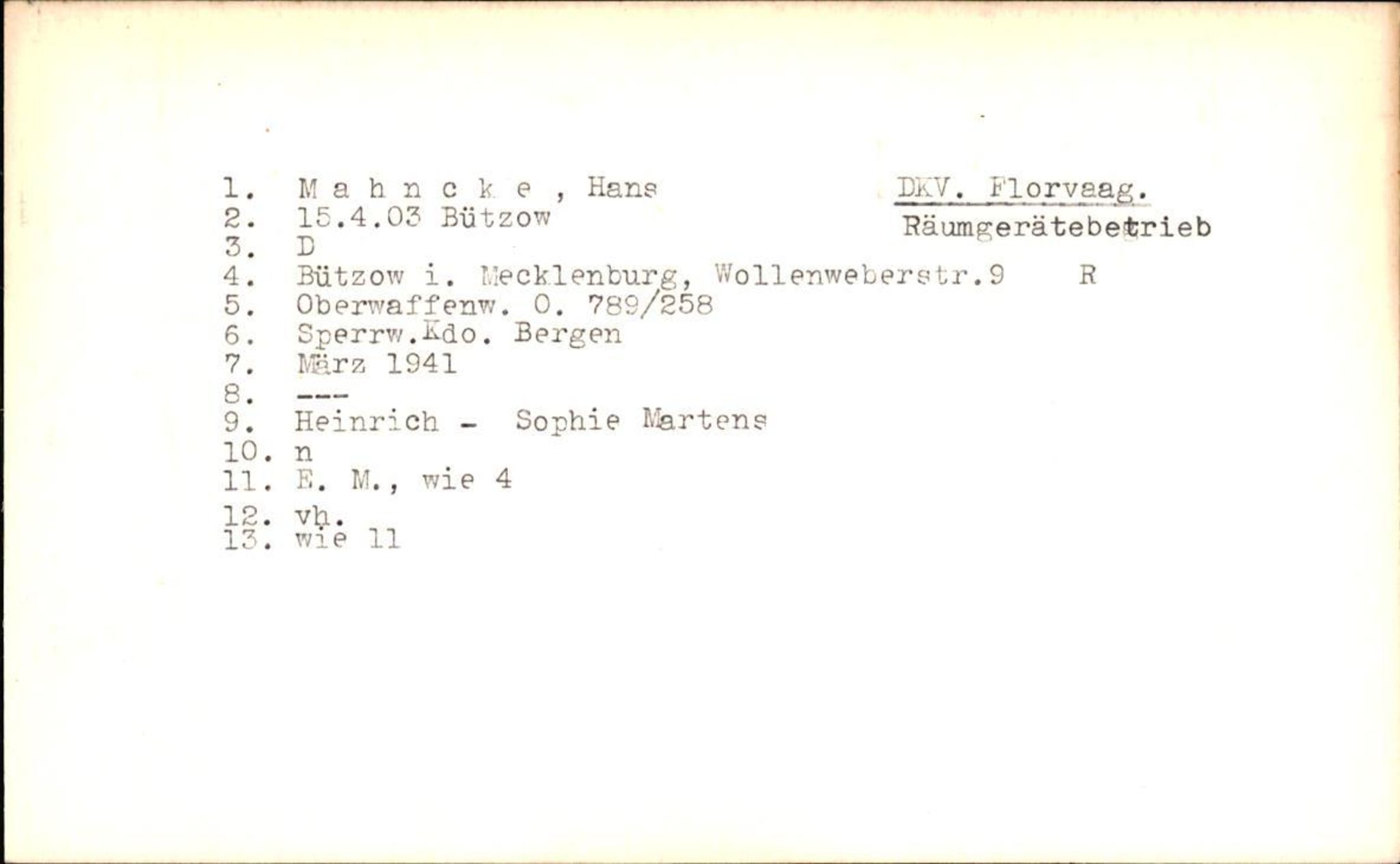 Hjemsendte tyskere , AV/RA-RAFA-6487/D/Da/L0003: Krause- Pauletta, 1945-1947, p. 509