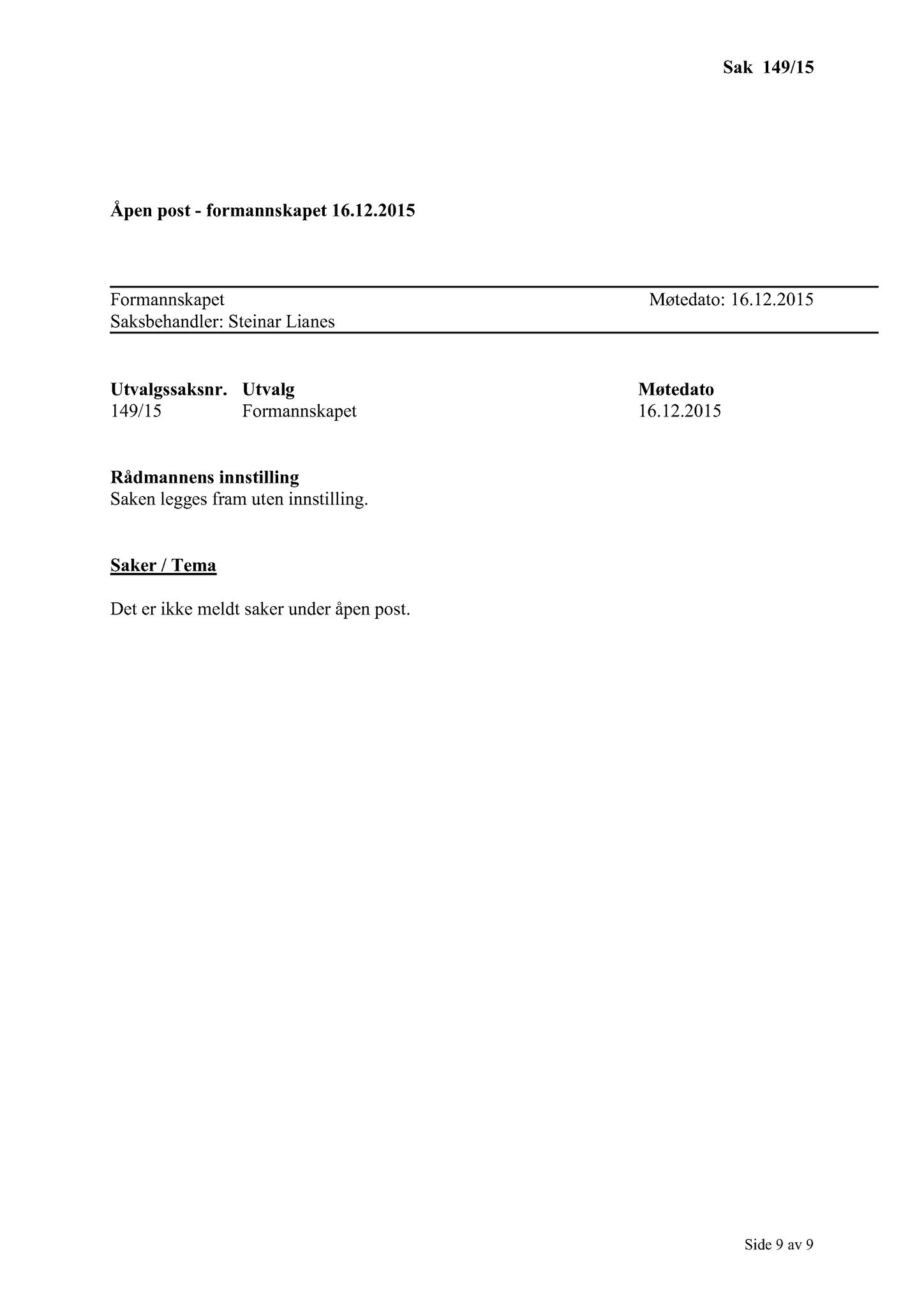 Klæbu Kommune, TRKO/KK/02-FS/L008: Formannsskapet - Møtedokumenter, 2015, p. 3866