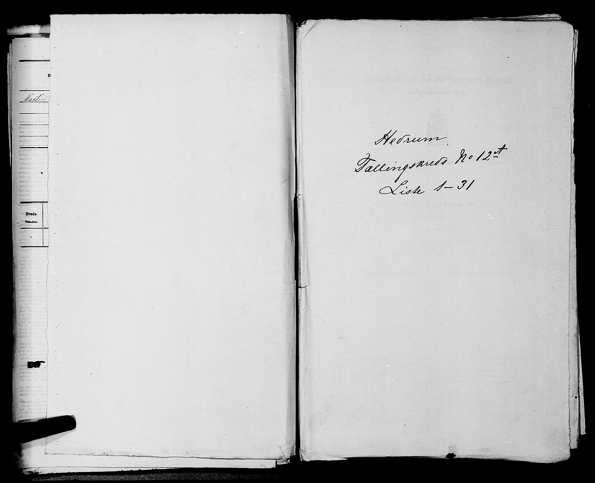 SAKO, 1875 census for 0727P Hedrum, 1875, p. 1107