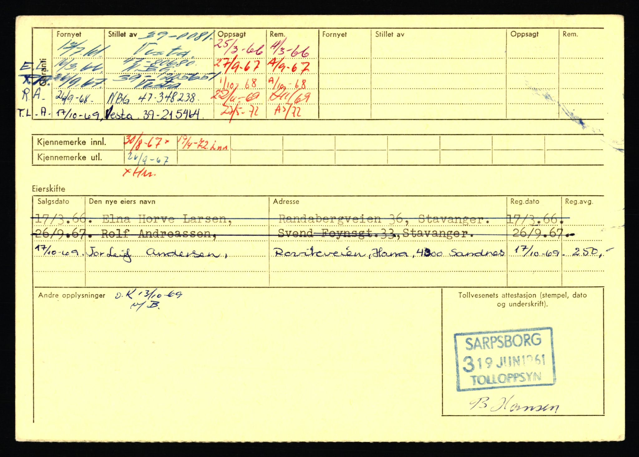 Stavanger trafikkstasjon, AV/SAST-A-101942/0/F/L0054: L-54200 - L-55699, 1930-1971, p. 288