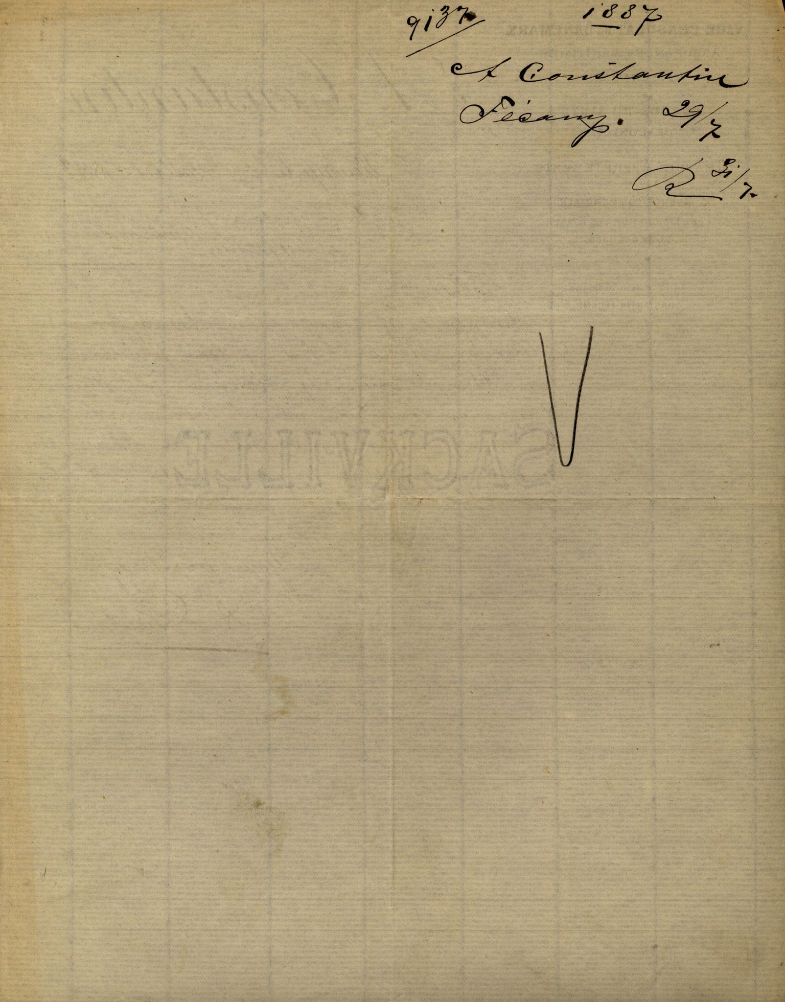 Pa 63 - Østlandske skibsassuranceforening, VEMU/A-1079/G/Ga/L0020/0001: Havaridokumenter / Tellus, Telanak, Wilhelmine, 1887, p. 83