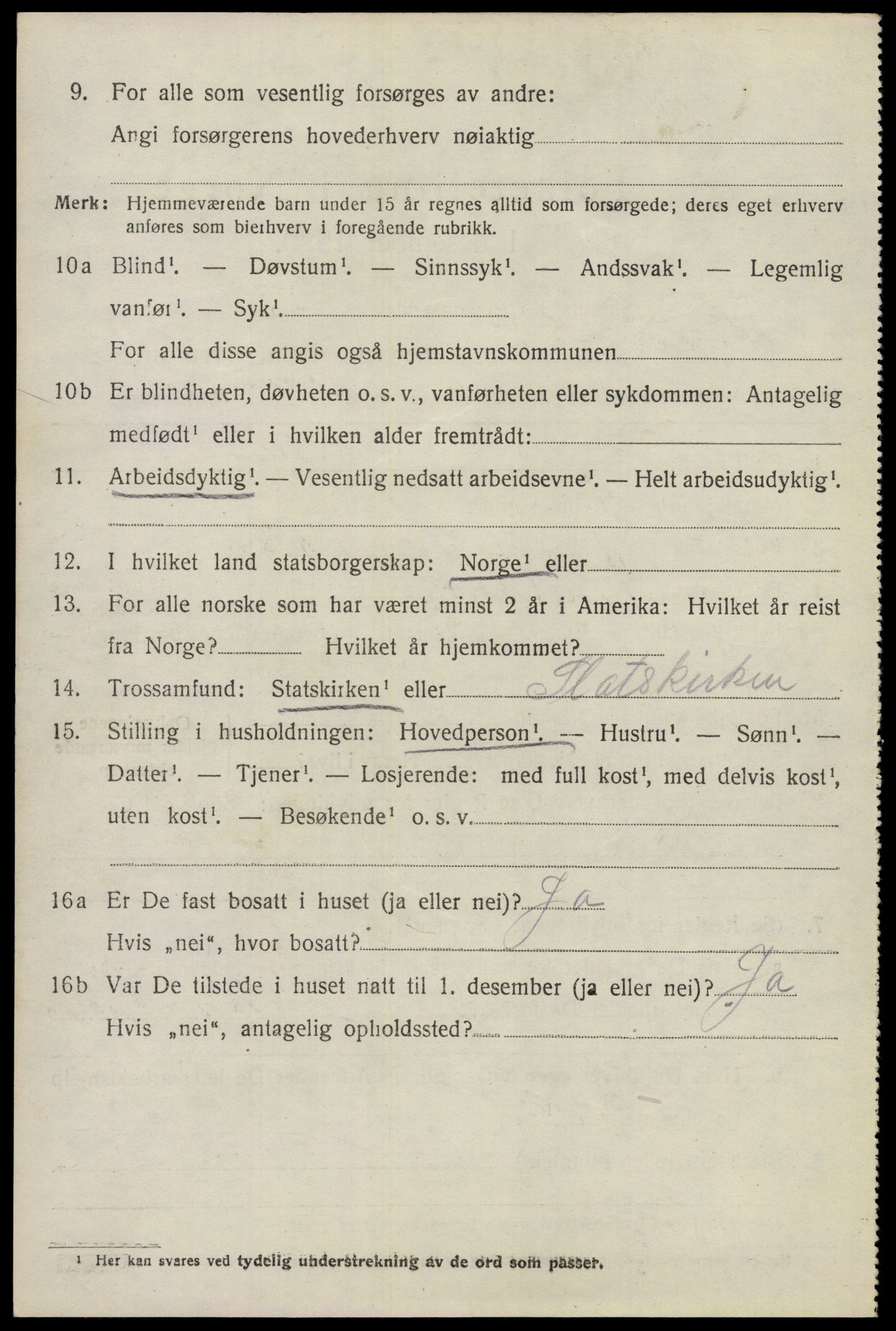 SAO, 1920 census for Lillestrøm, 1920, p. 7443