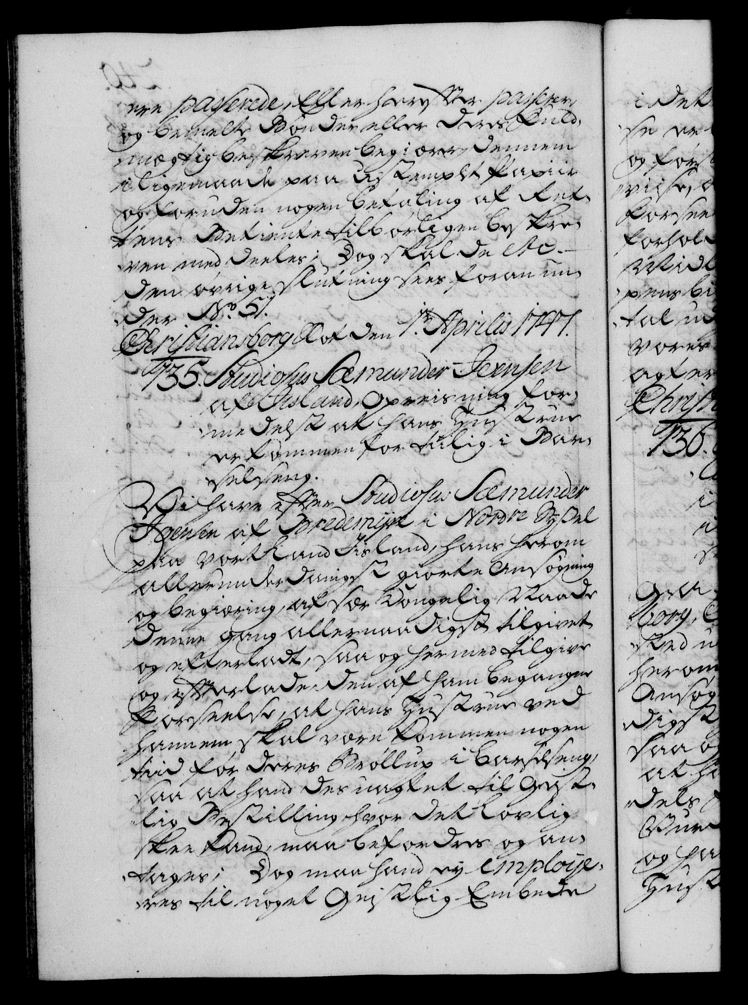 Danske Kanselli 1572-1799, AV/RA-EA-3023/F/Fc/Fca/Fcaa/L0035: Norske registre, 1746-1748, p. 240b