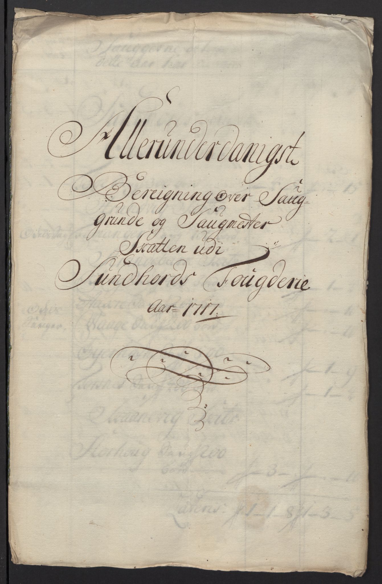 Rentekammeret inntil 1814, Reviderte regnskaper, Fogderegnskap, AV/RA-EA-4092/R48/L2994: Fogderegnskap Sunnhordland og Hardanger, 1717, p. 69