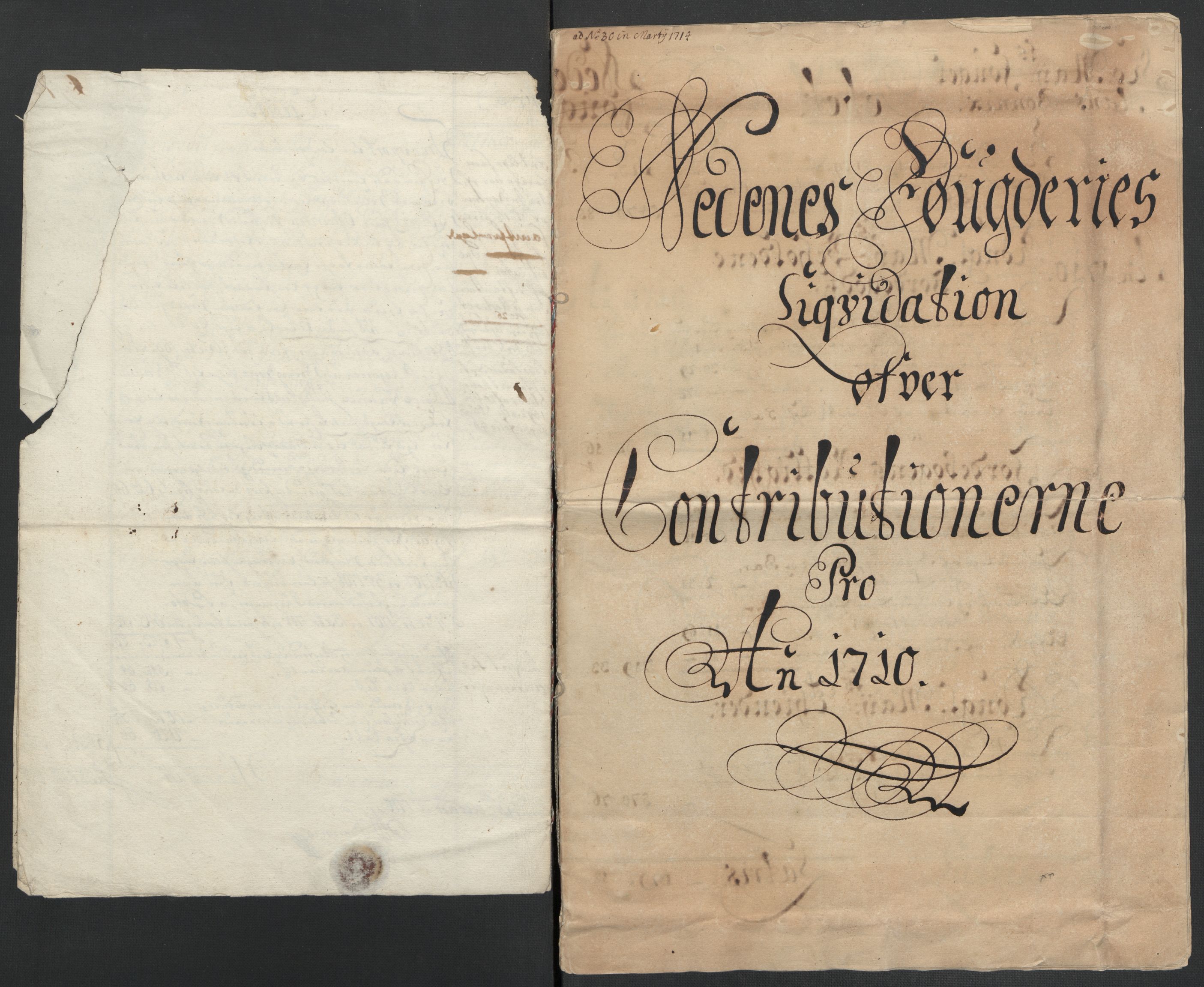 Rentekammeret inntil 1814, Reviderte regnskaper, Fogderegnskap, AV/RA-EA-4092/R39/L2319: Fogderegnskap Nedenes, 1710-1711, p. 7