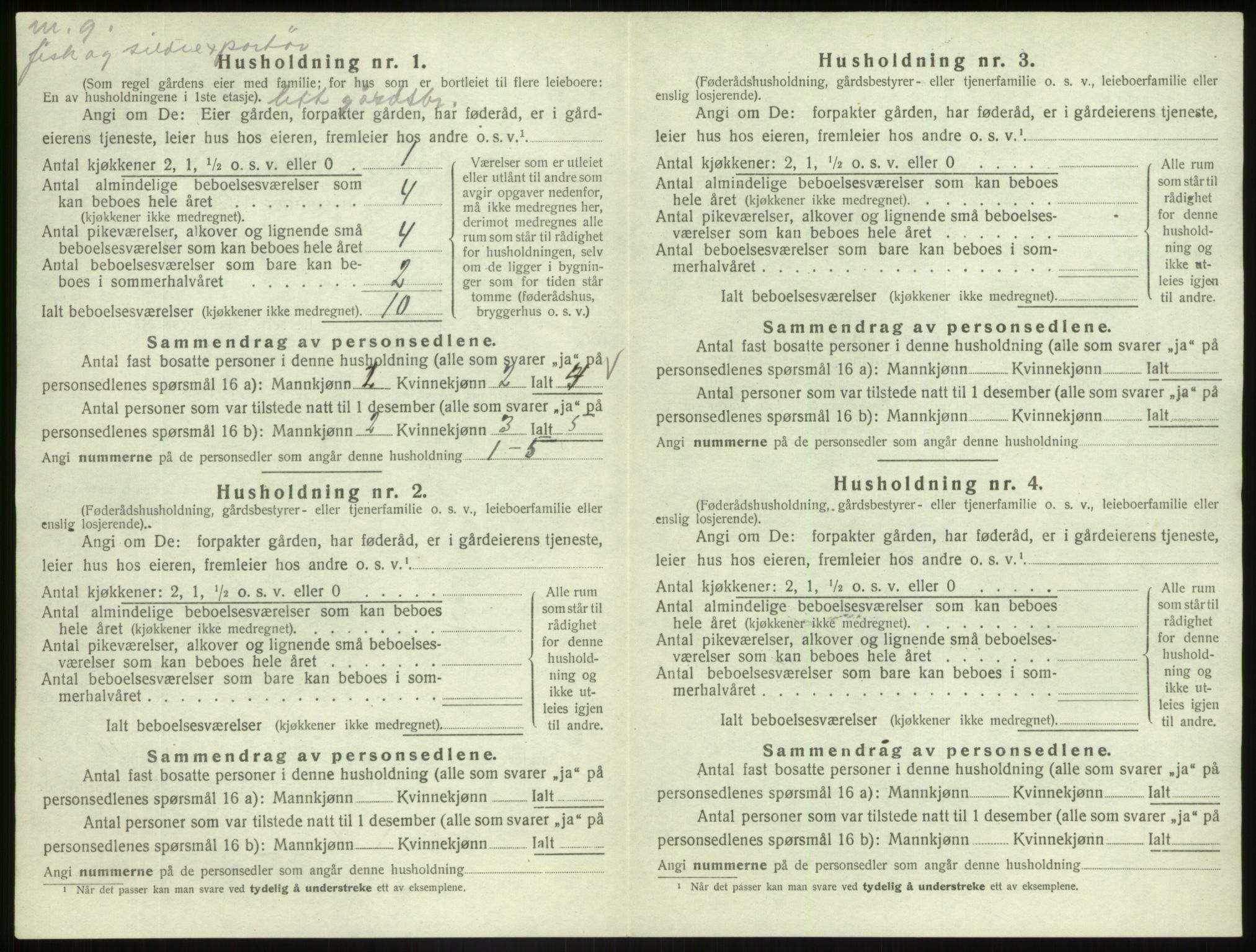 SAB, 1920 census for Askvoll, 1920, p. 1035