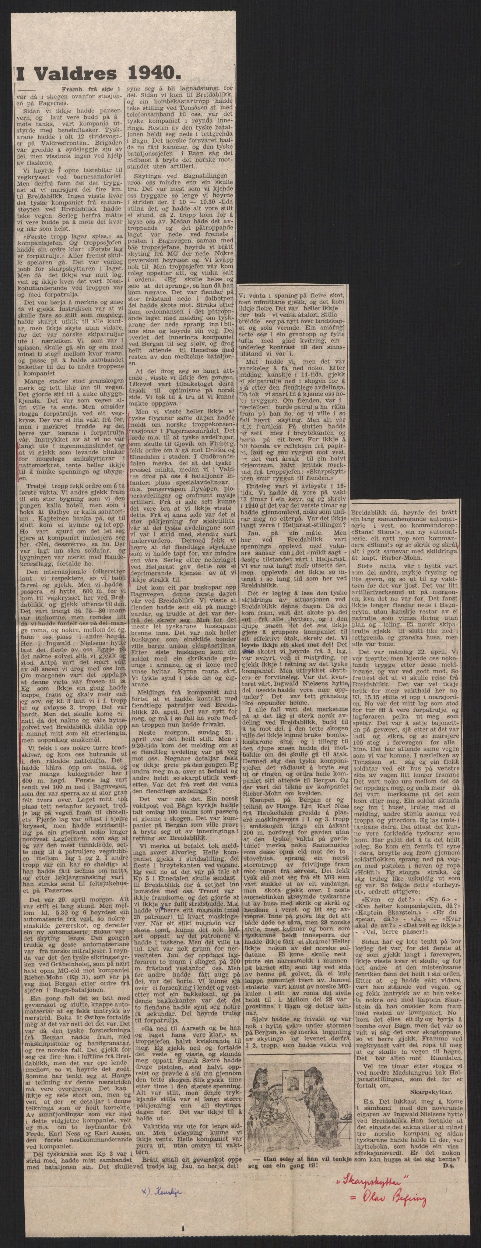 Forsvaret, Forsvarets krigshistoriske avdeling, AV/RA-RAFA-2017/Y/Yb/L0106: II-C-11-433-438  -  4. Divisjon., 1940, p. 7