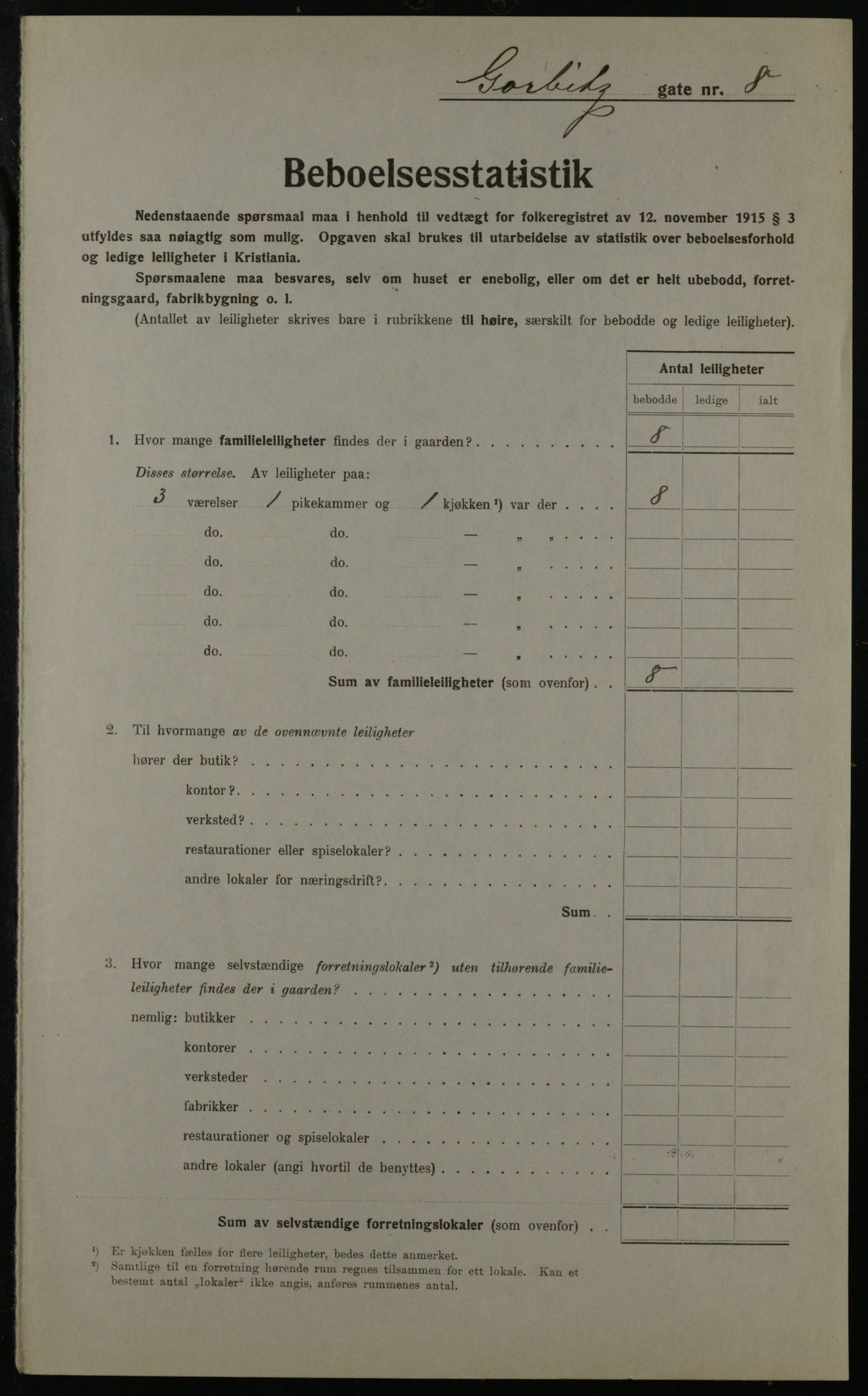 OBA, Municipal Census 1923 for Kristiania, 1923, p. 36673