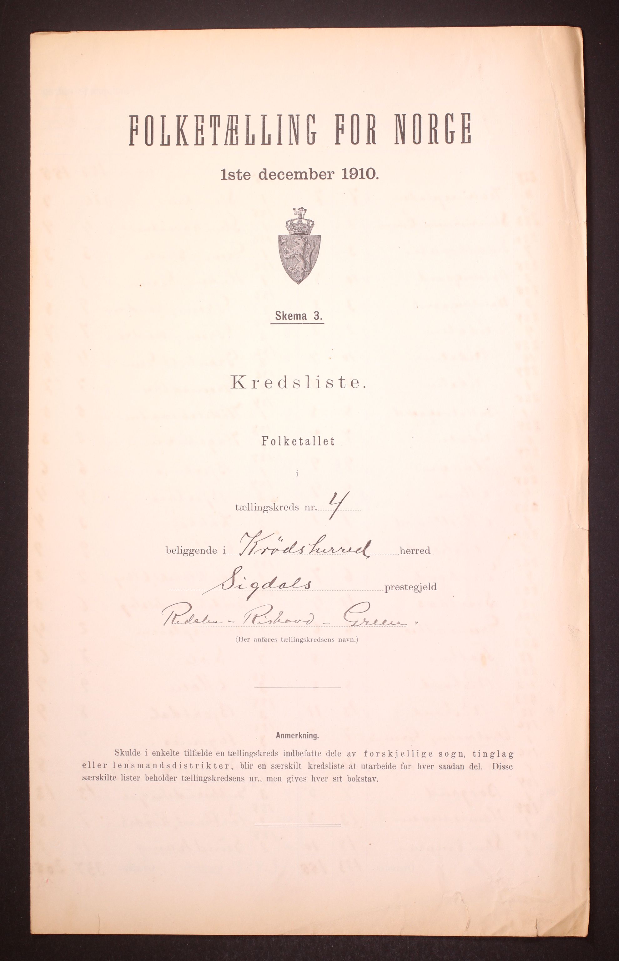 RA, 1910 census for Krødsherad, 1910, p. 21
