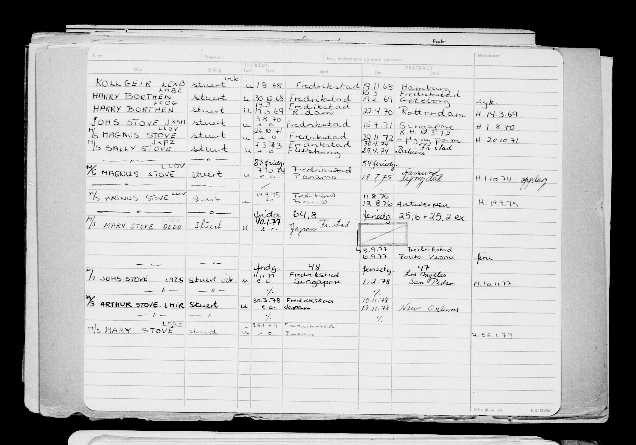 Direktoratet for sjømenn, AV/RA-S-3545/G/Gb/L0201: Hovedkort, 1921-1922, p. 130