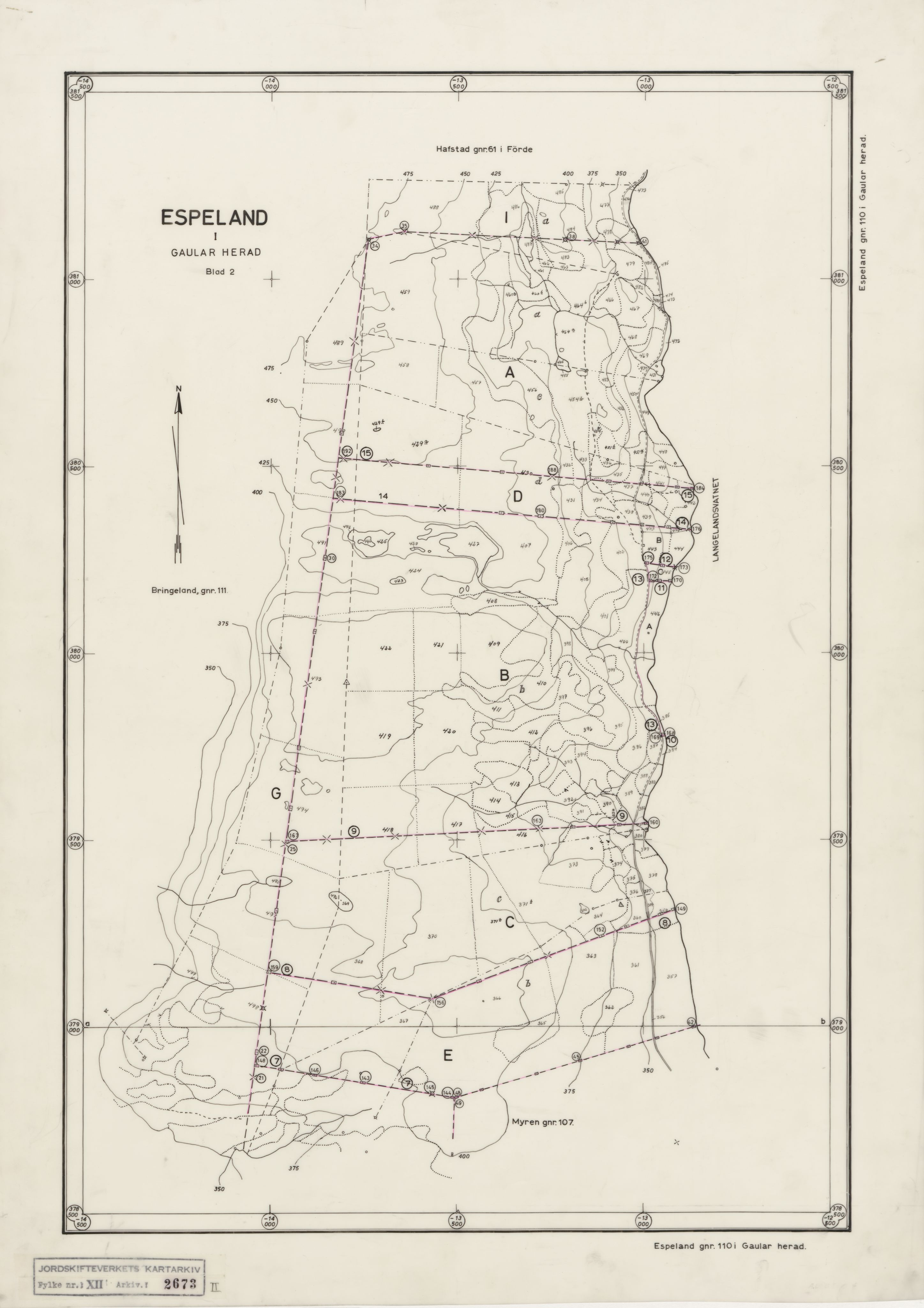Jordskifteverkets kartarkiv, AV/RA-S-3929/T, 1859-1988, p. 3289