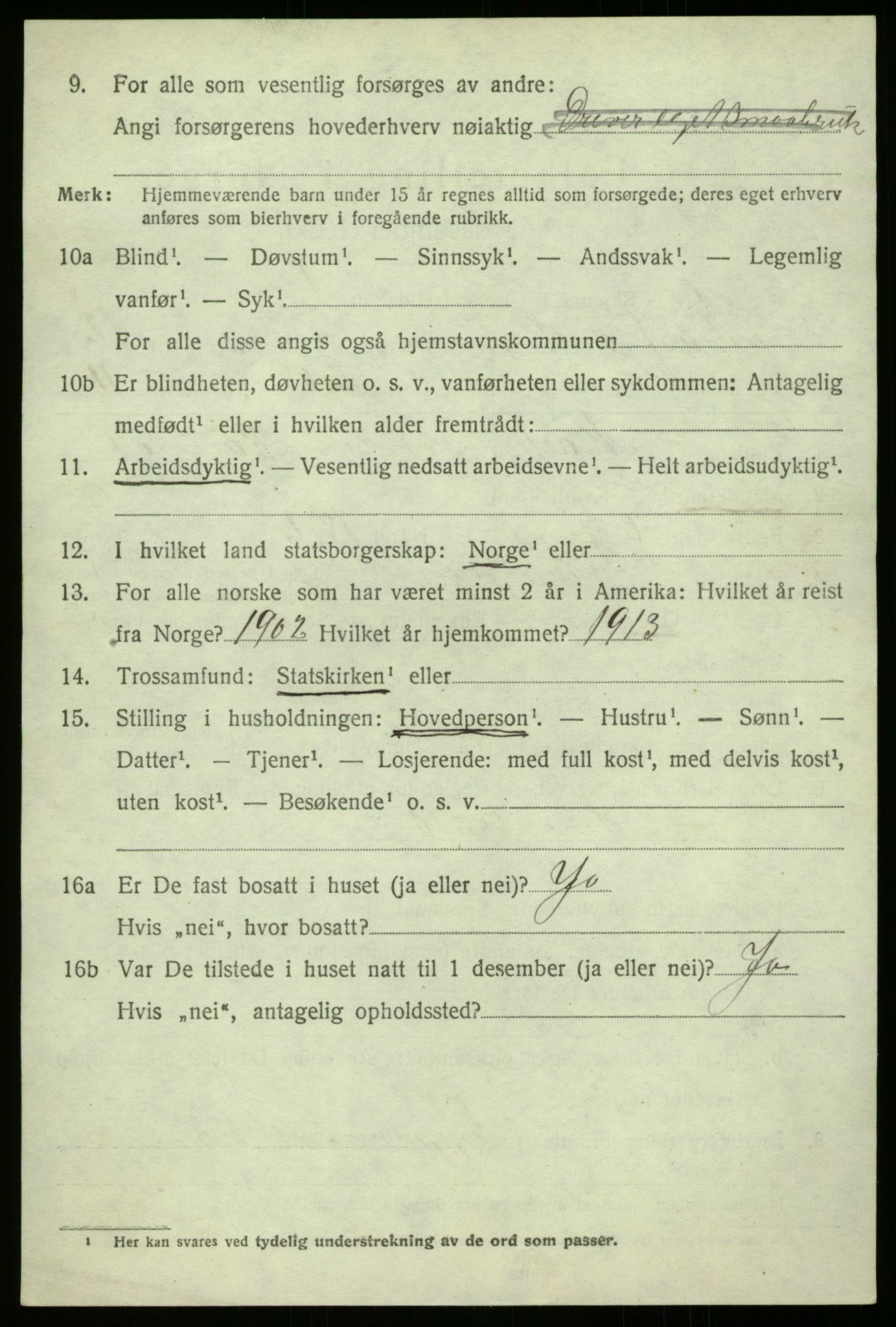 SAB, 1920 census for Masfjorden, 1920, p. 4762