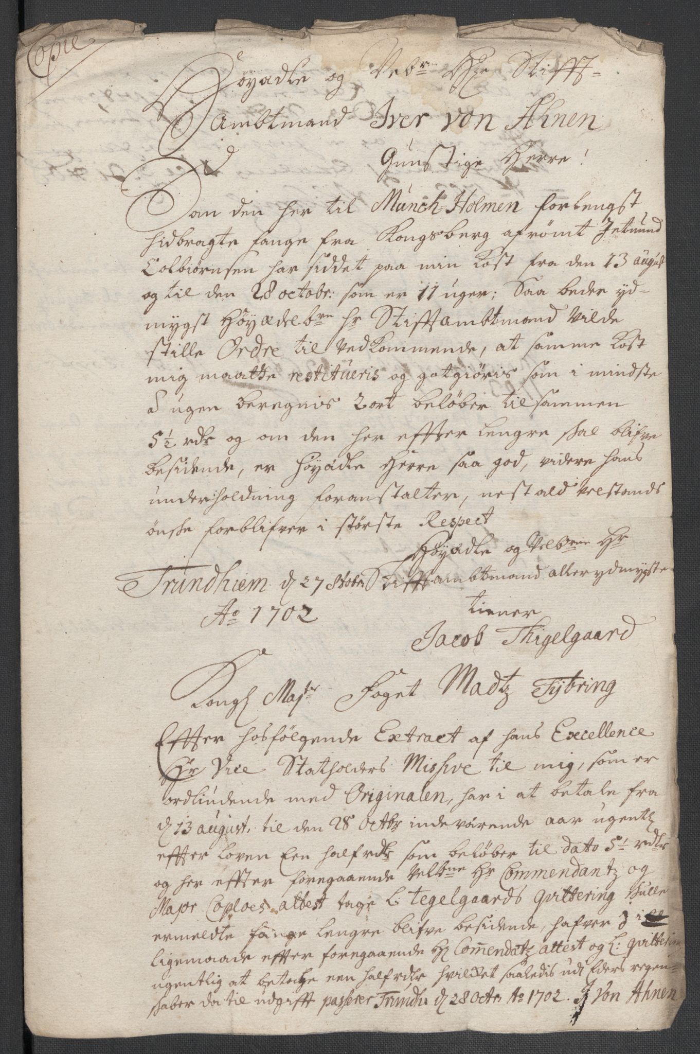 Rentekammeret inntil 1814, Reviderte regnskaper, Fogderegnskap, AV/RA-EA-4092/R61/L4108: Fogderegnskap Strinda og Selbu, 1701-1703, p. 487