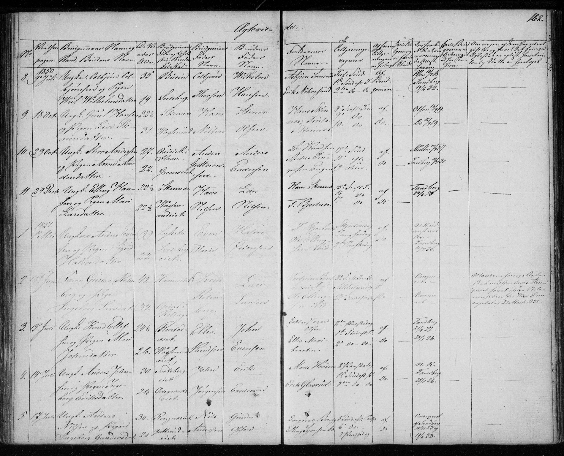 Krødsherad kirkebøker, SAKO/A-19/F/Fa/L0002: Parish register (official) no. 2, 1829-1851, p. 162