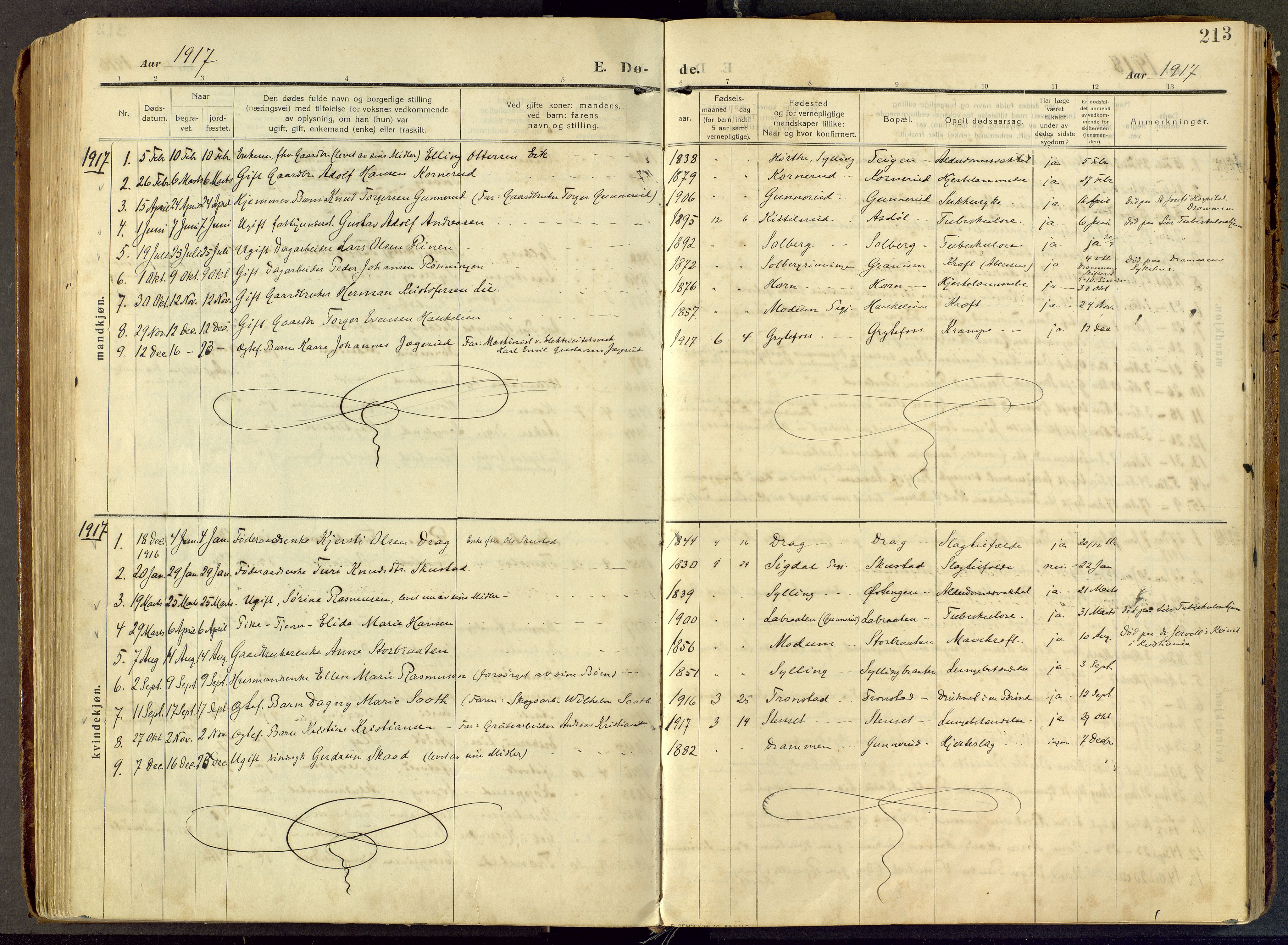 Parish register (official) no. III 1, 1910-1936, p. 213