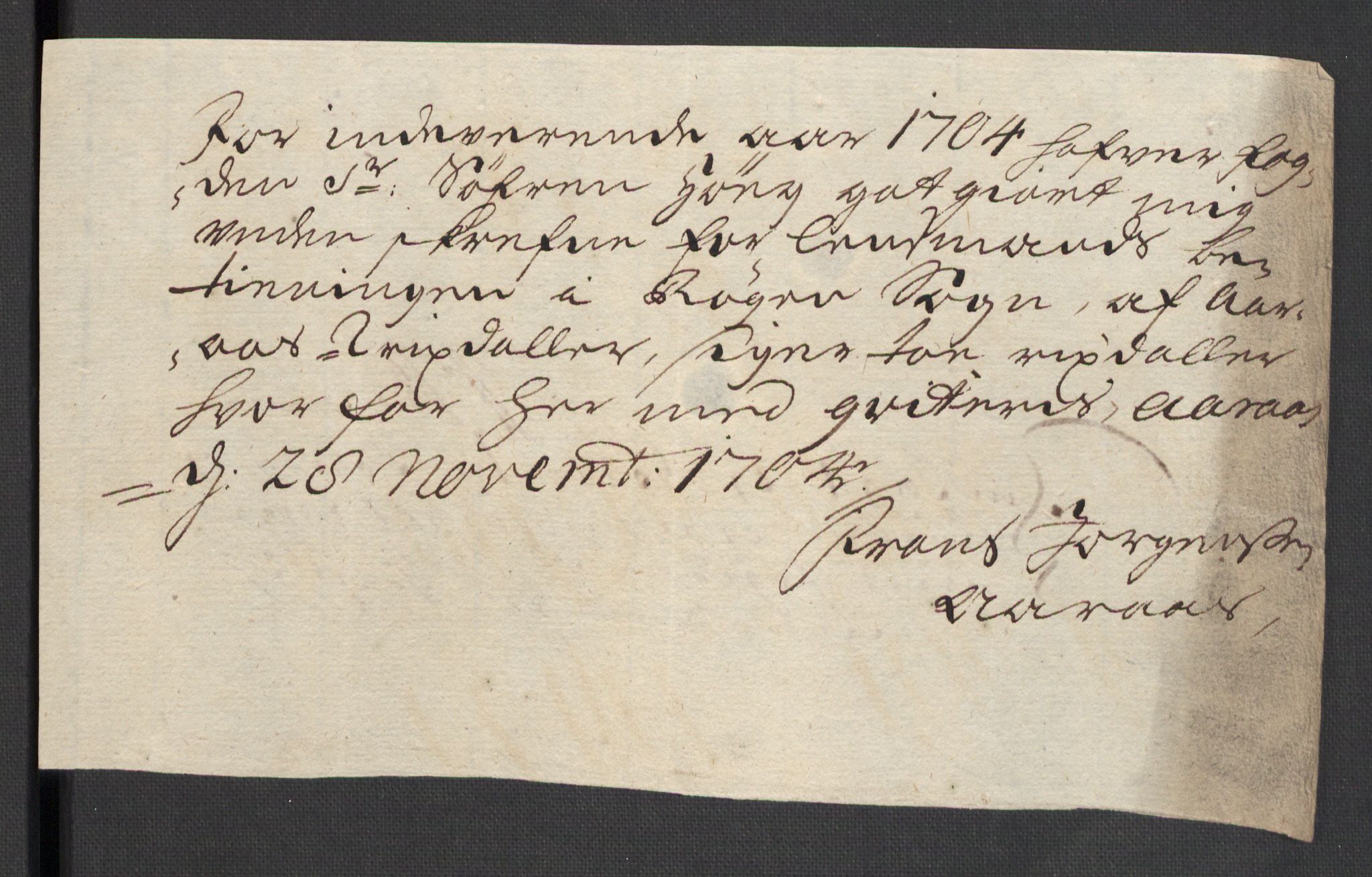 Rentekammeret inntil 1814, Reviderte regnskaper, Fogderegnskap, AV/RA-EA-4092/R30/L1700: Fogderegnskap Hurum, Røyken, Eiker og Lier, 1704-1705, p. 217