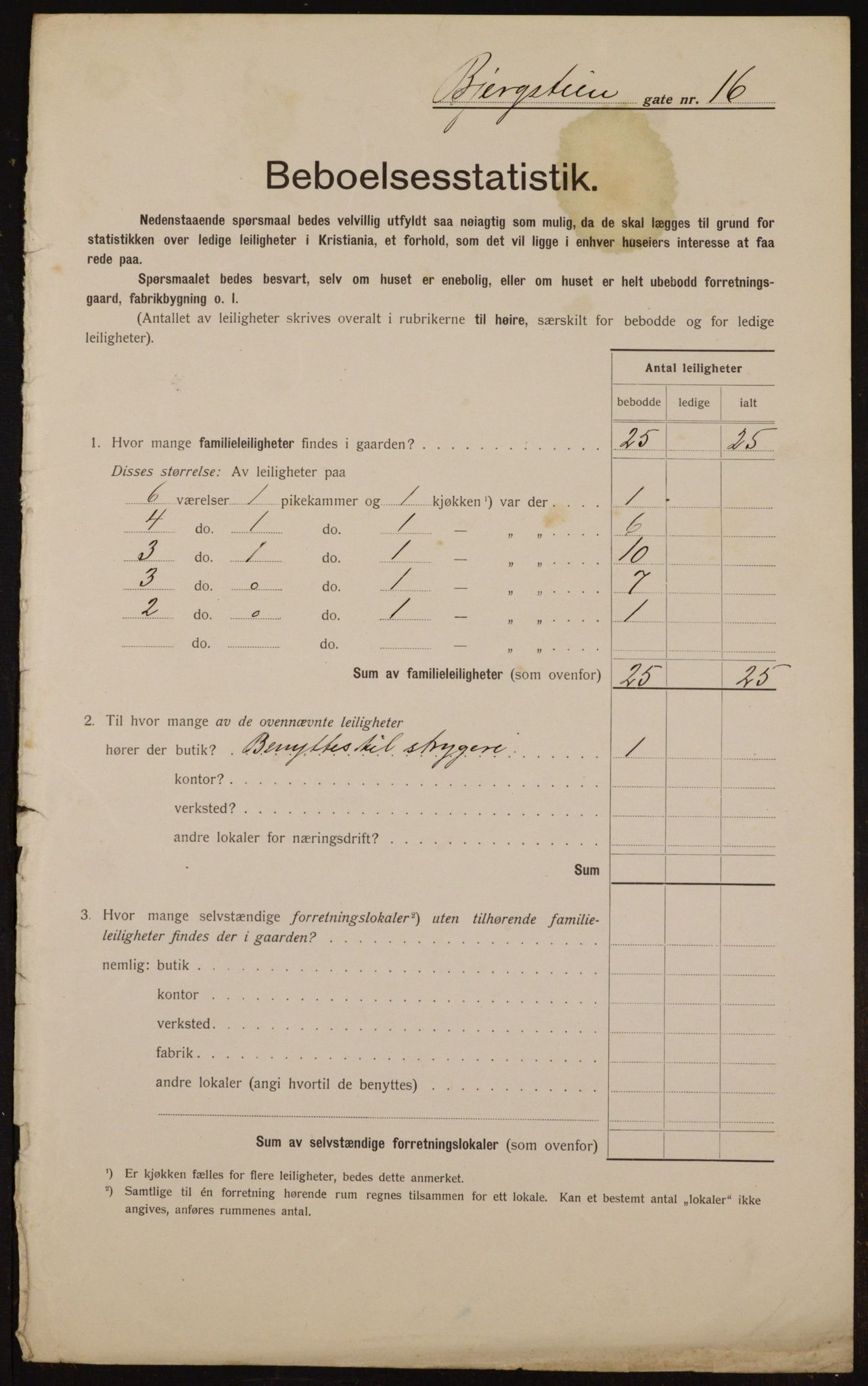 OBA, Municipal Census 1912 for Kristiania, 1912, p. 4558