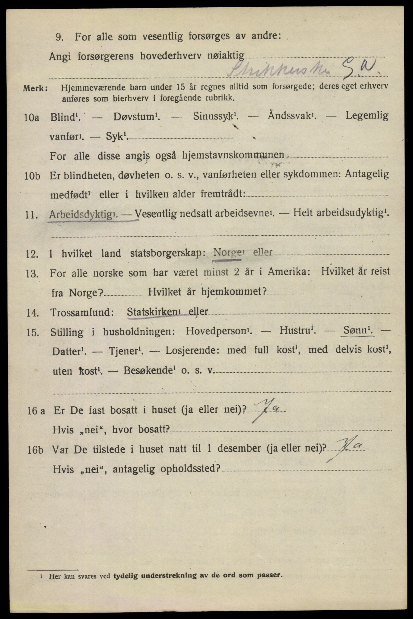 SAO, 1920 census for Fredrikstad, 1920, p. 37450