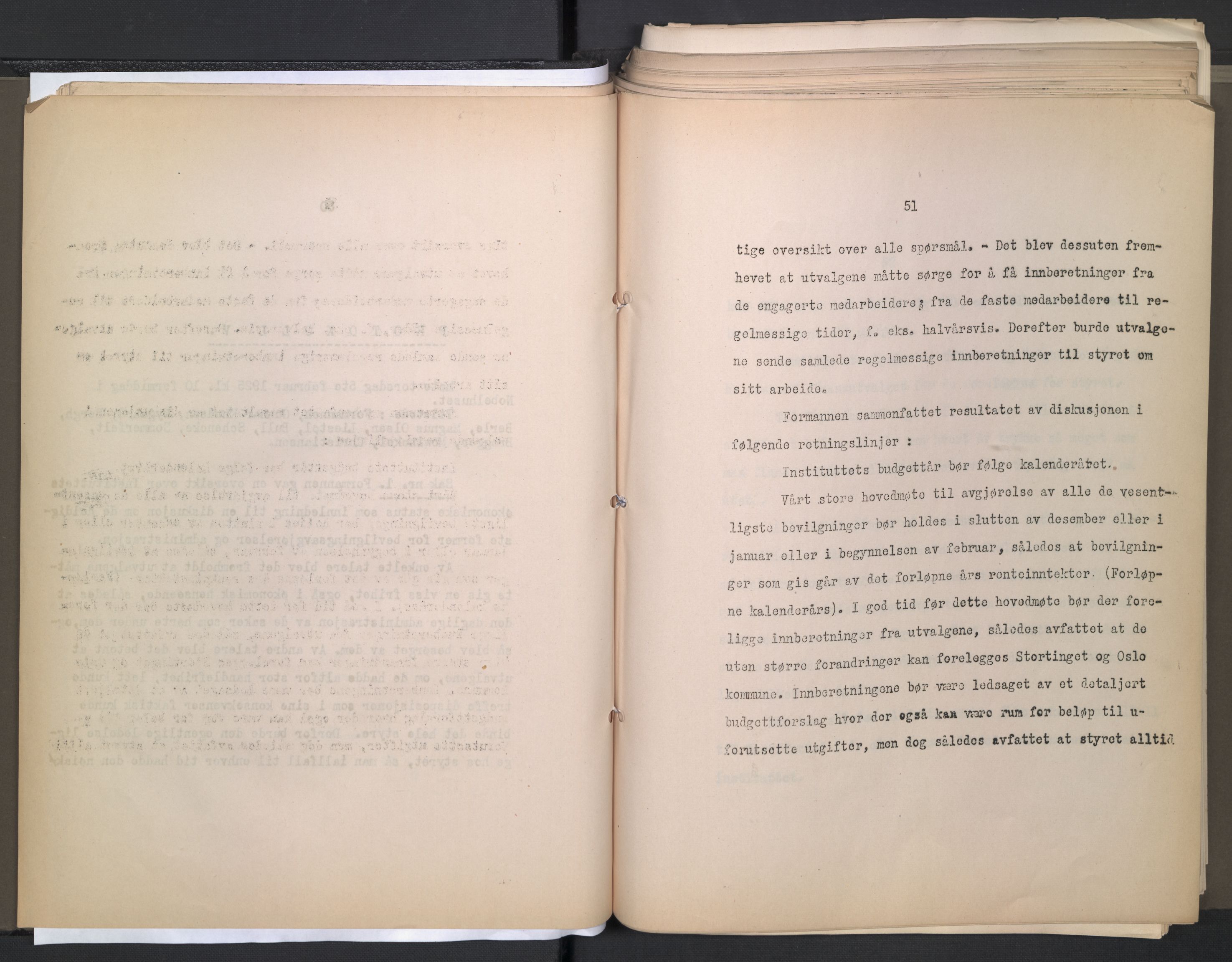 Instituttet for sammenlignende kulturforskning, AV/RA-PA-0424/A/L0005: Styreprotokoll, 1923-1930, p. 51