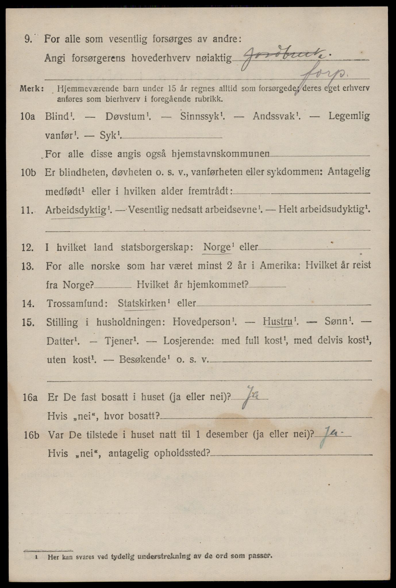 SAKO, 1920 census for Seljord, 1920, p. 2355