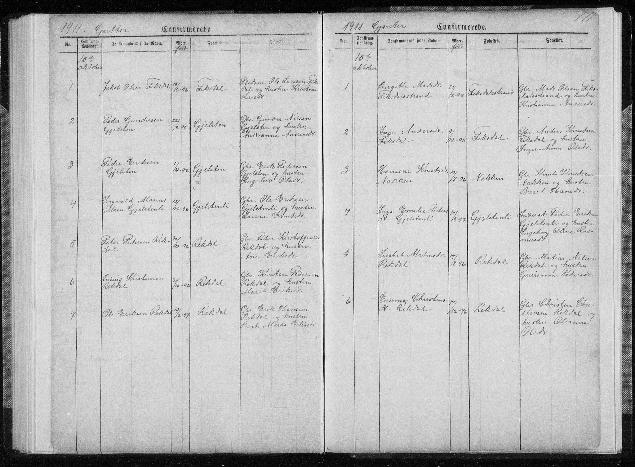 Ministerialprotokoller, klokkerbøker og fødselsregistre - Møre og Romsdal, SAT/A-1454/540/L0541: Parish register (copy) no. 540C01, 1867-1920, p. 171