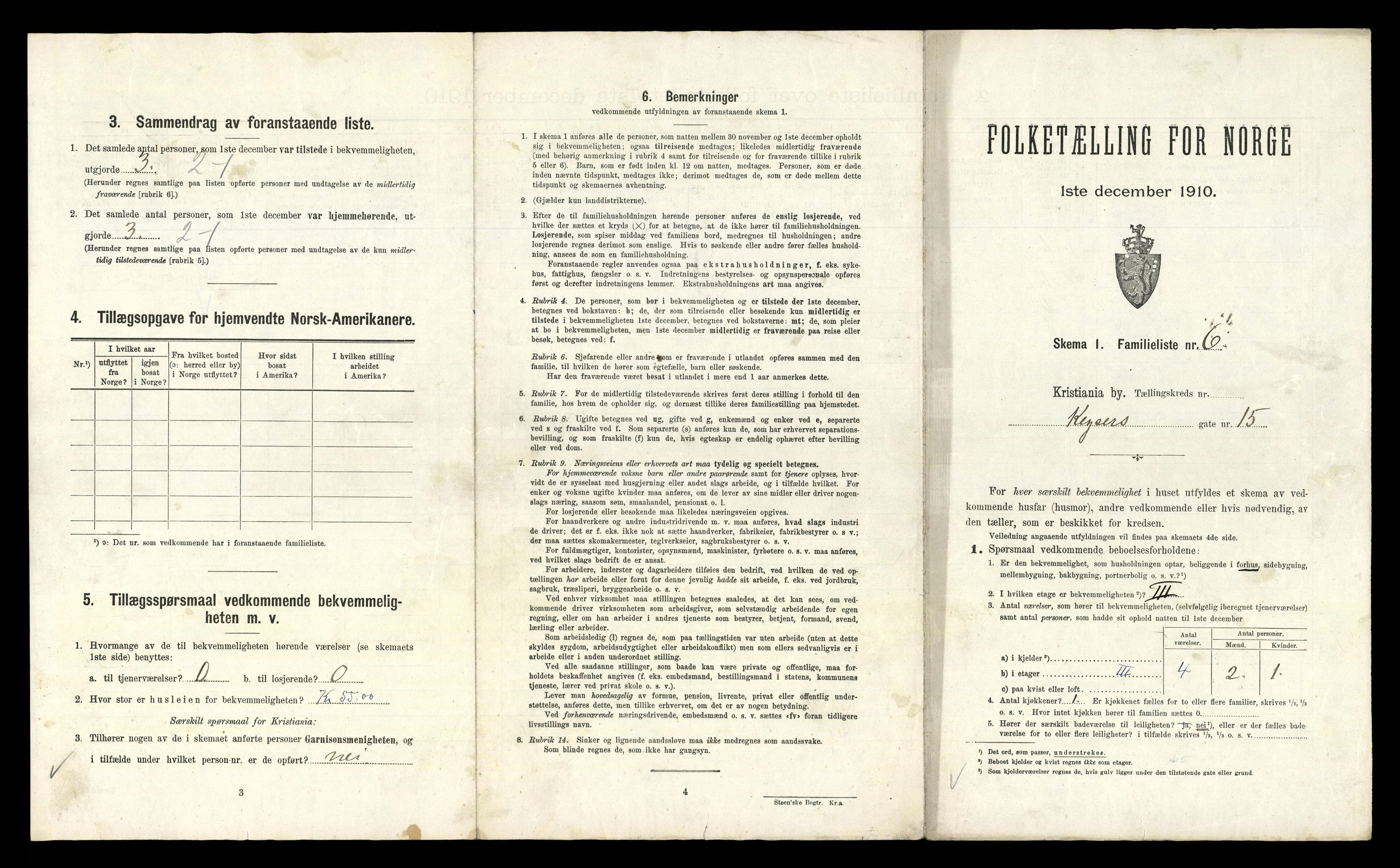 RA, 1910 census for Kristiania, 1910, p. 48135