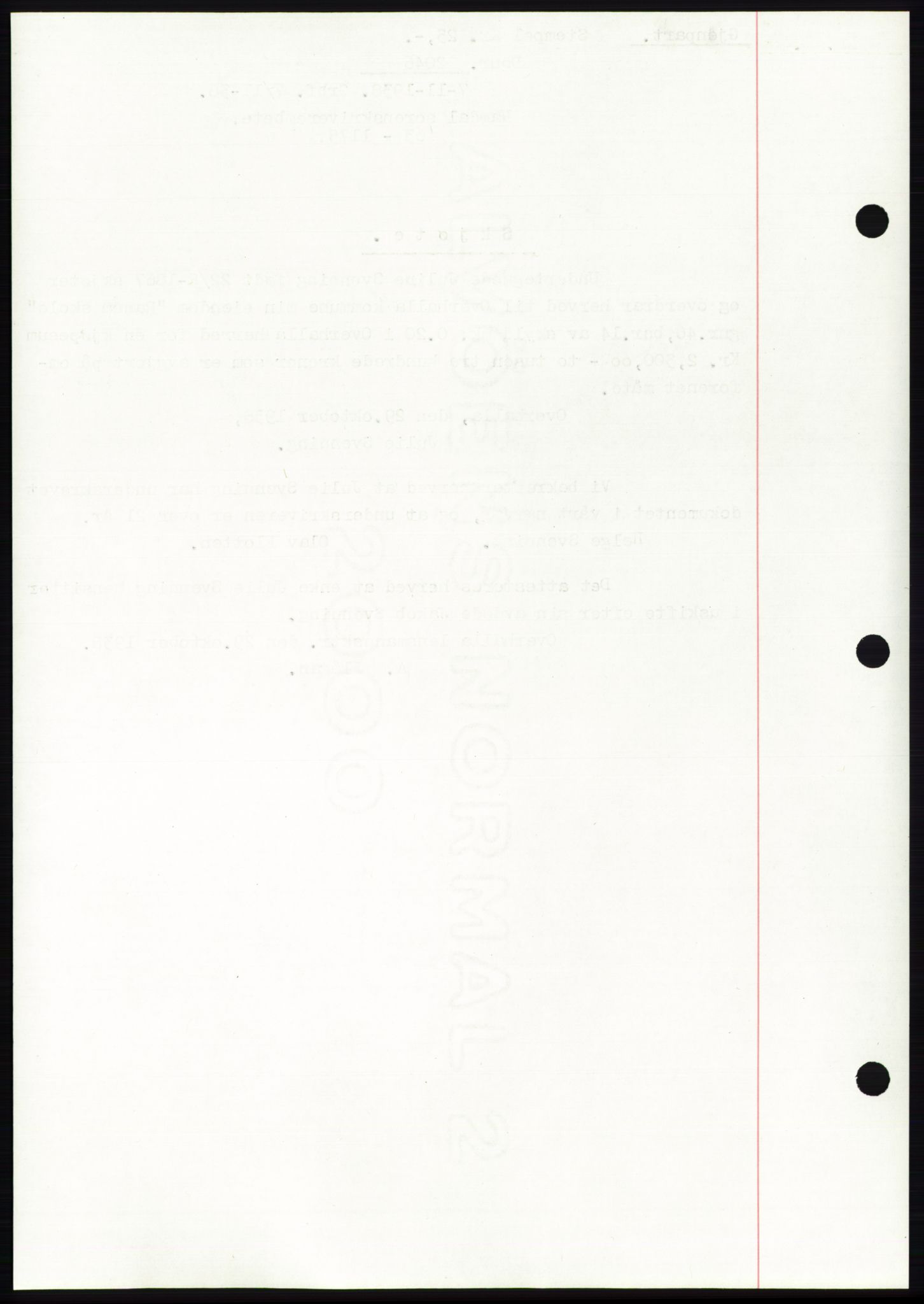 Namdal sorenskriveri, AV/SAT-A-4133/1/2/2C: Mortgage book no. -, 1937-1939, Deed date: 07.11.1938