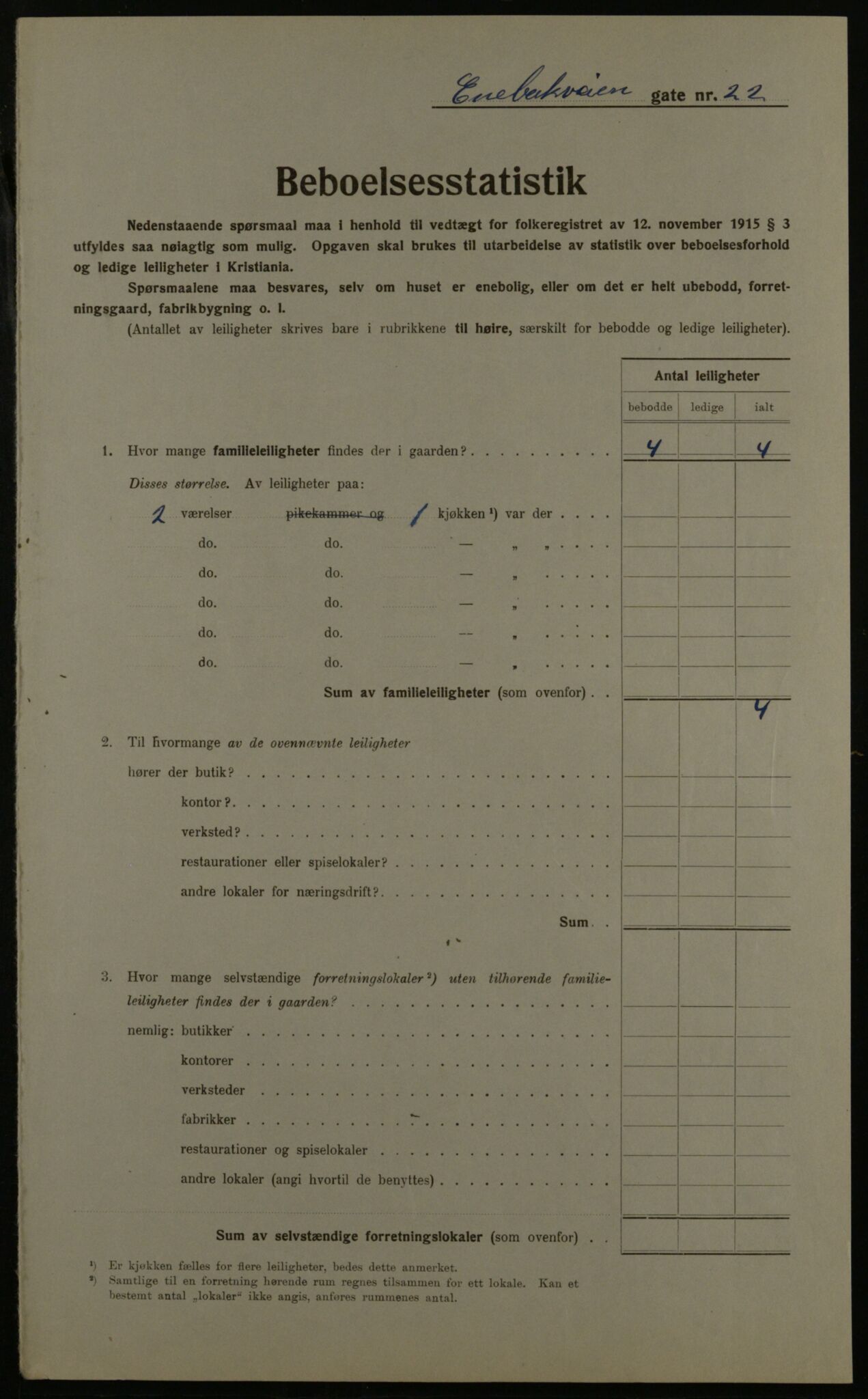 OBA, Municipal Census 1923 for Kristiania, 1923, p. 23612