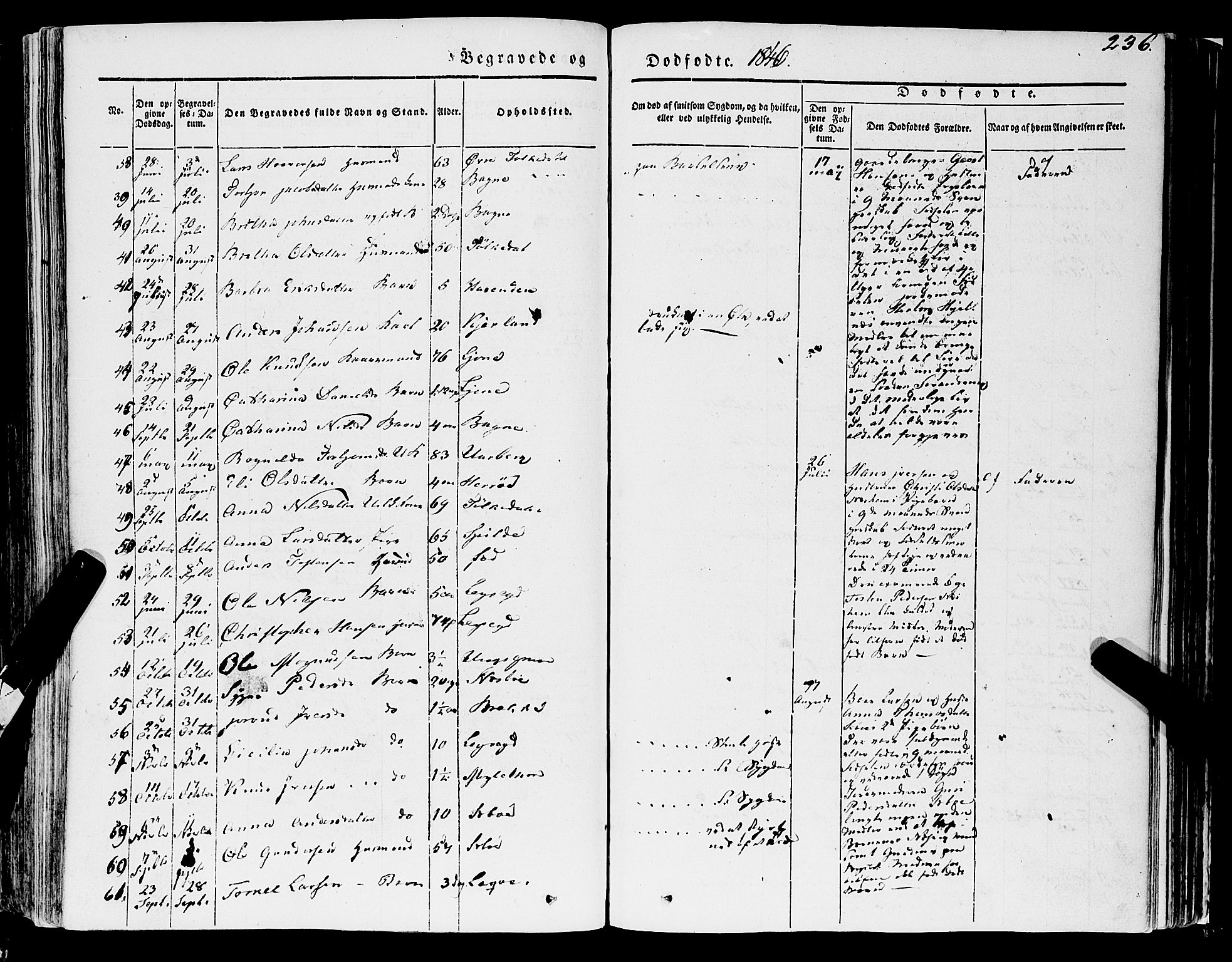 Ulvik sokneprestembete, AV/SAB-A-78801/H/Haa: Parish register (official) no. A 12, 1839-1853, p. 236
