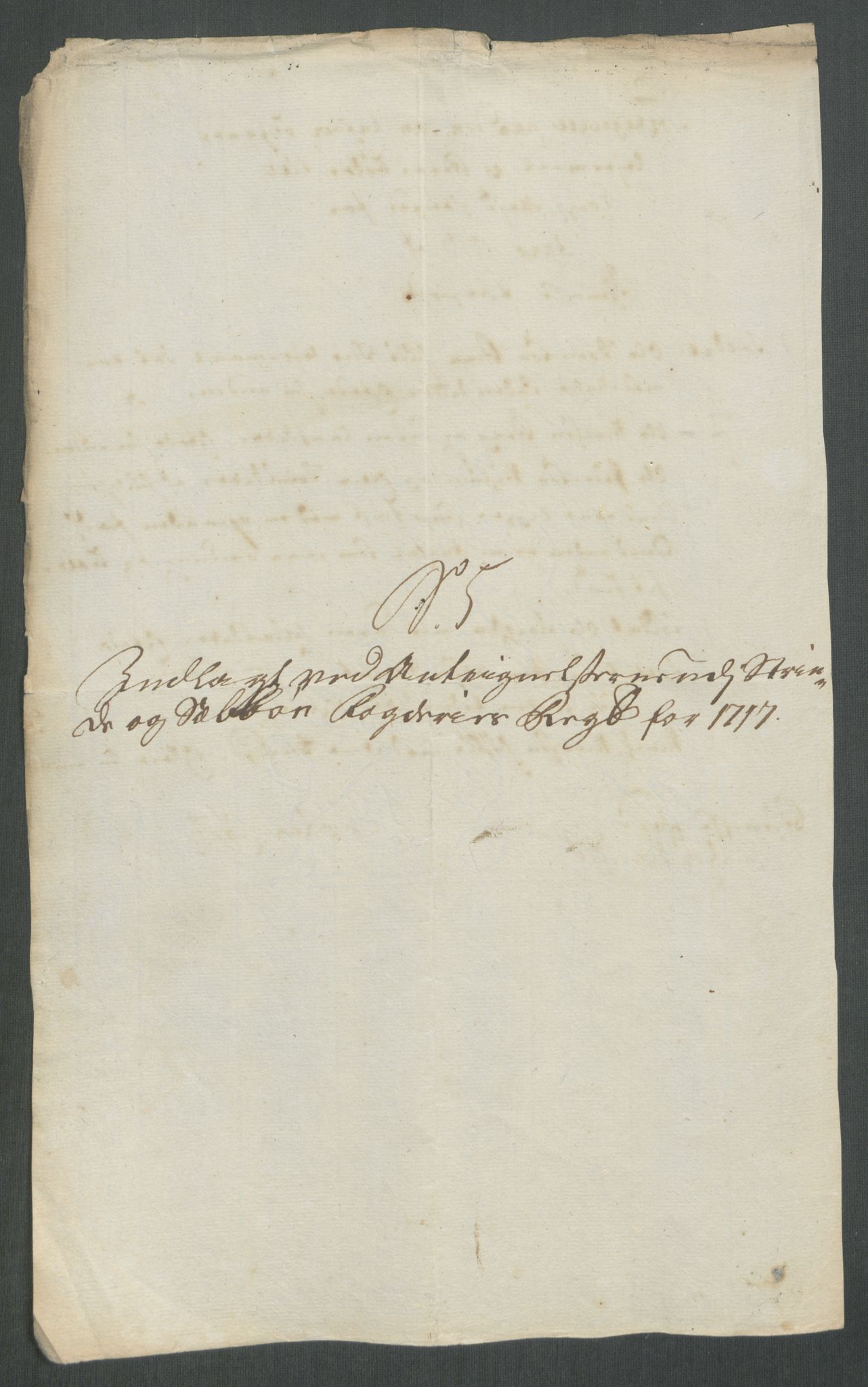 Rentekammeret inntil 1814, Reviderte regnskaper, Fogderegnskap, AV/RA-EA-4092/R61/L4116: Fogderegnskap Strinda og Selbu, 1717-1718, p. 277