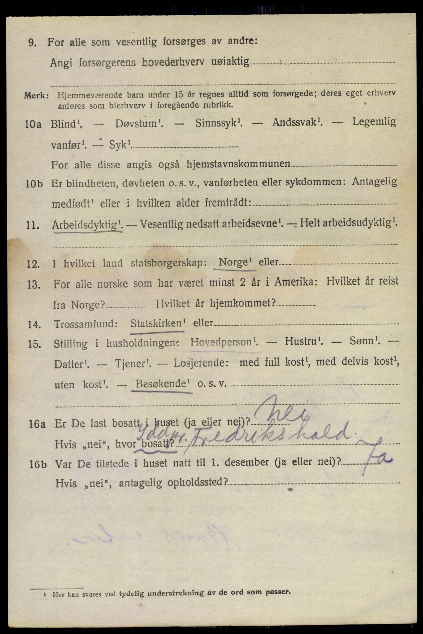 SAKO, 1920 census for Lier, 1920, p. 9667