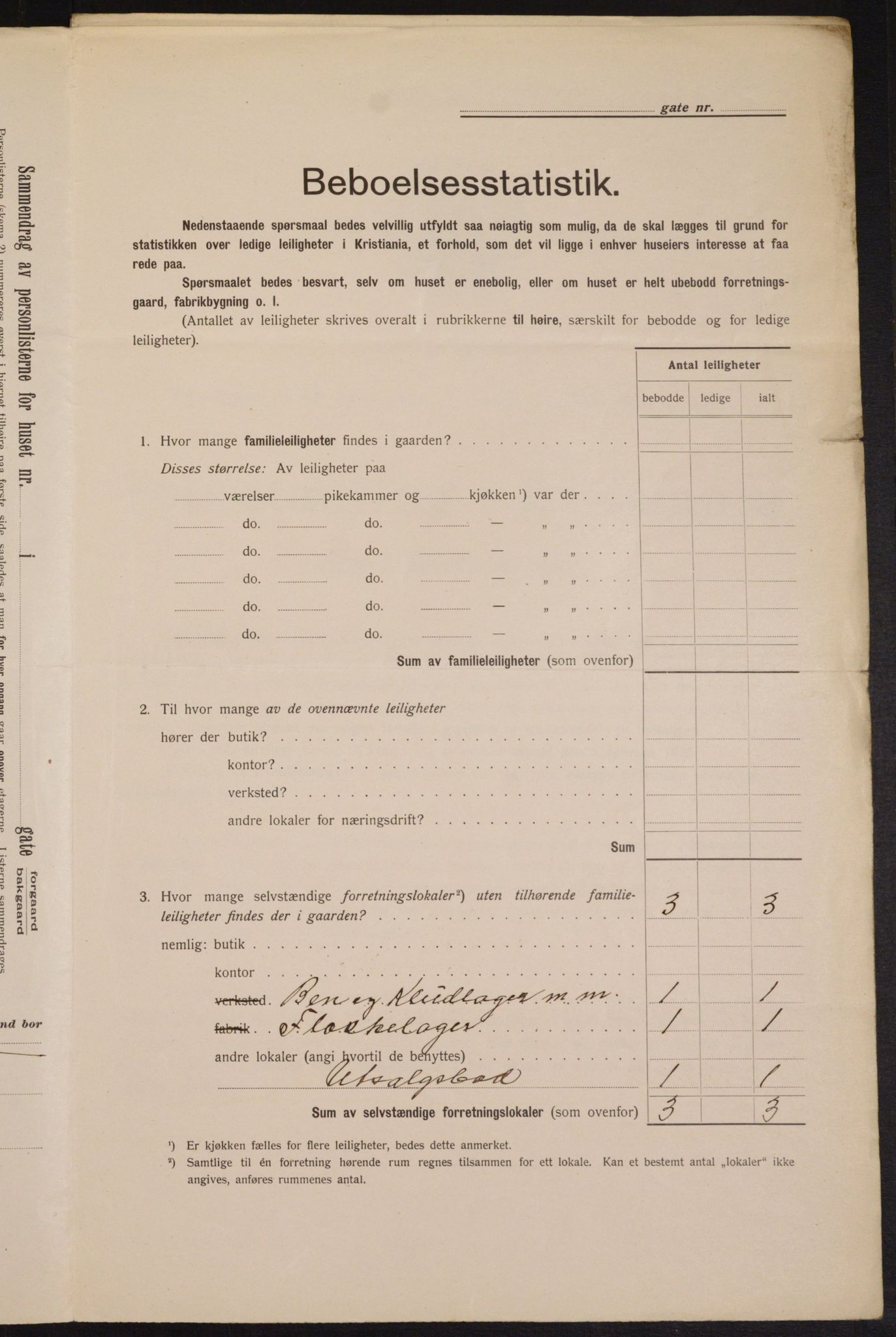 OBA, Municipal Census 1913 for Kristiania, 1913, p. 35252