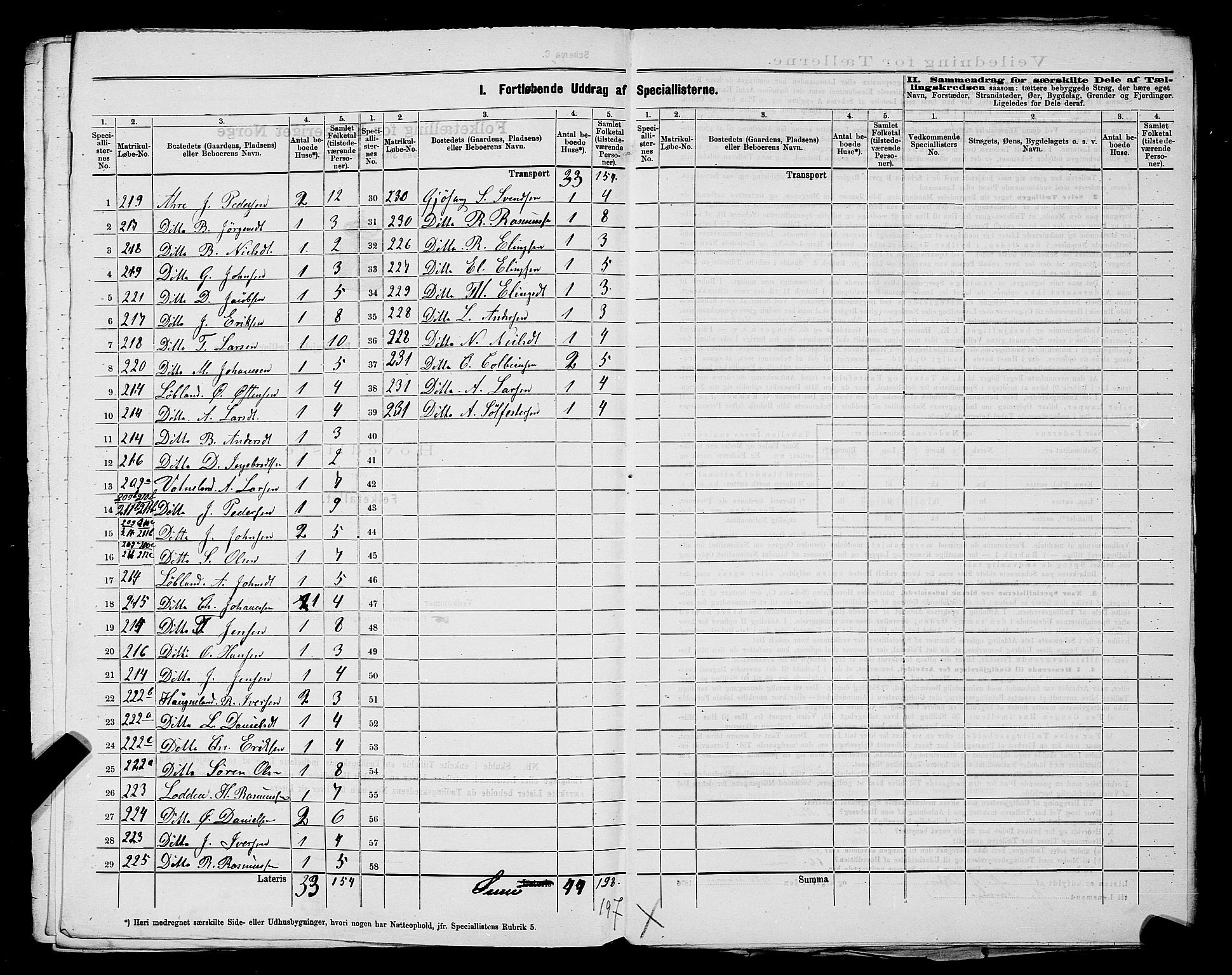 SAST, 1875 census for 1146P Tysvær, 1875, p. 42