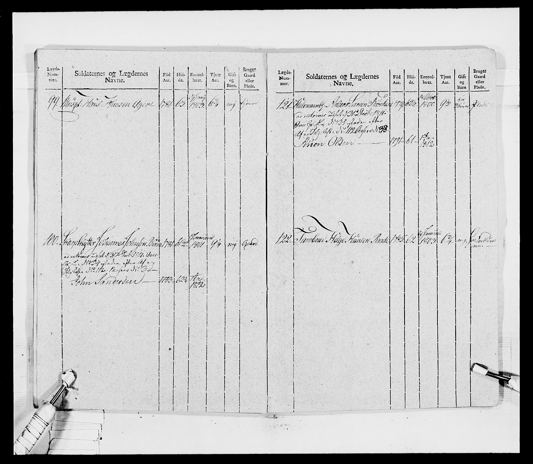 Generalitets- og kommissariatskollegiet, Det kongelige norske kommissariatskollegium, AV/RA-EA-5420/E/Eh/L0030b: Sønnafjelske gevorbne infanteriregiment, 1810, p. 293