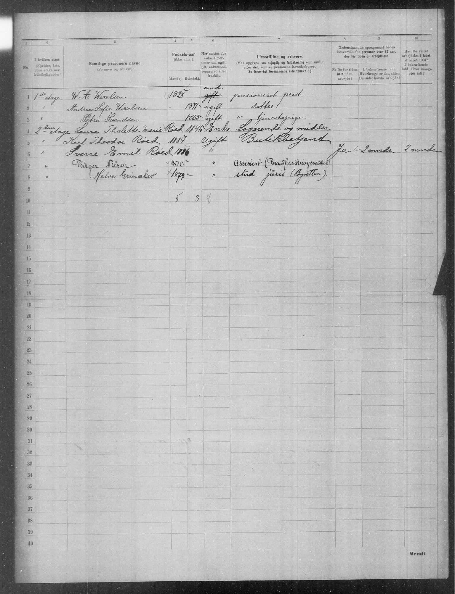 OBA, Municipal Census 1903 for Kristiania, 1903, p. 23792