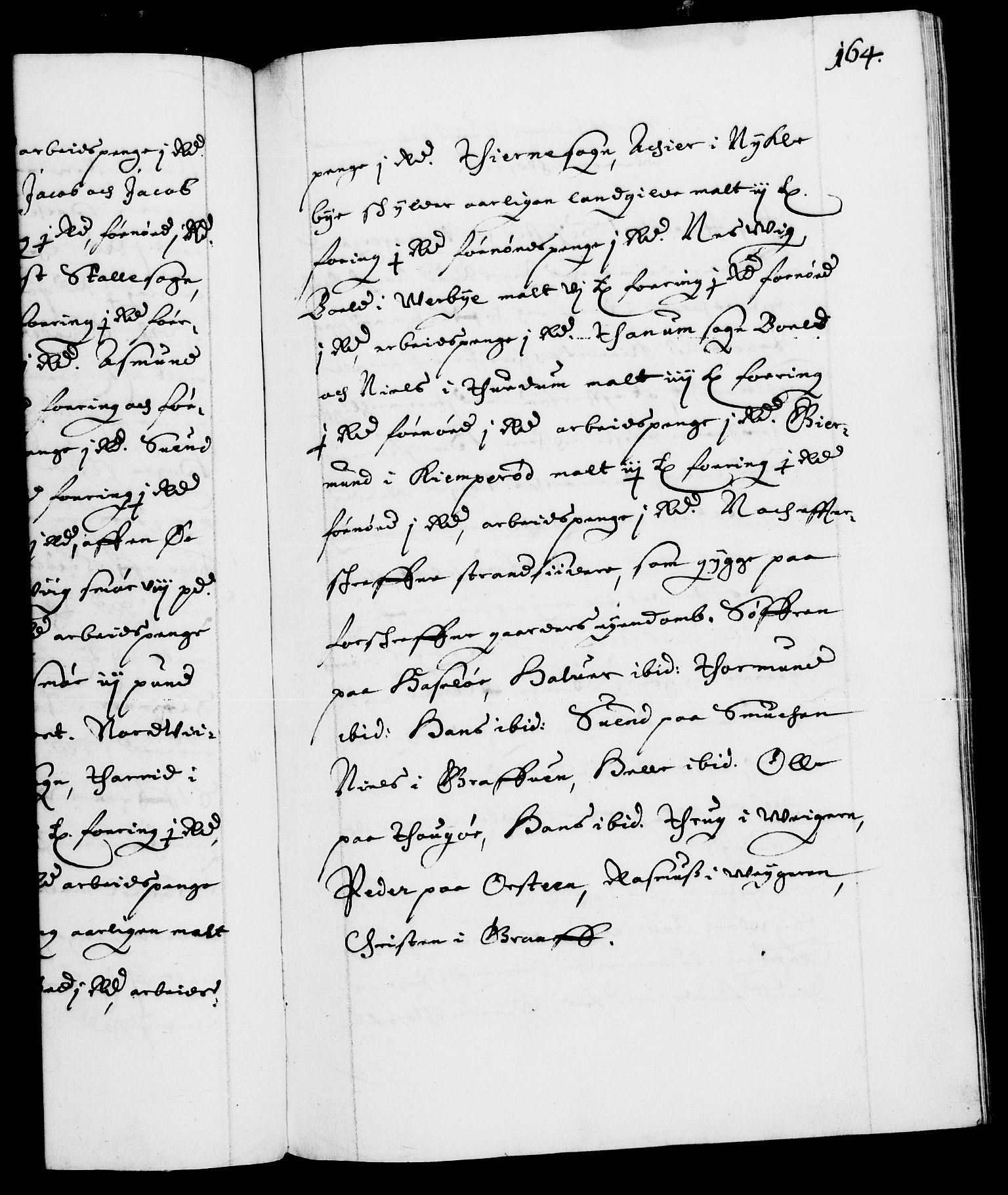 Danske Kanselli 1572-1799, RA/EA-3023/F/Fc/Fca/Fcaa/L0007: Norske registre (mikrofilm), 1648-1650, p. 164a