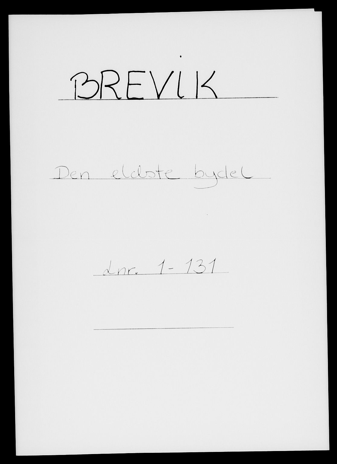 SAKO, 1885 census for 0804 Brevik, 1885, p. 1