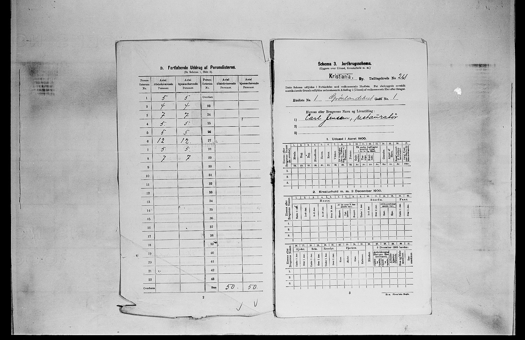 SAO, 1900 census for Kristiania, 1900, p. 29773