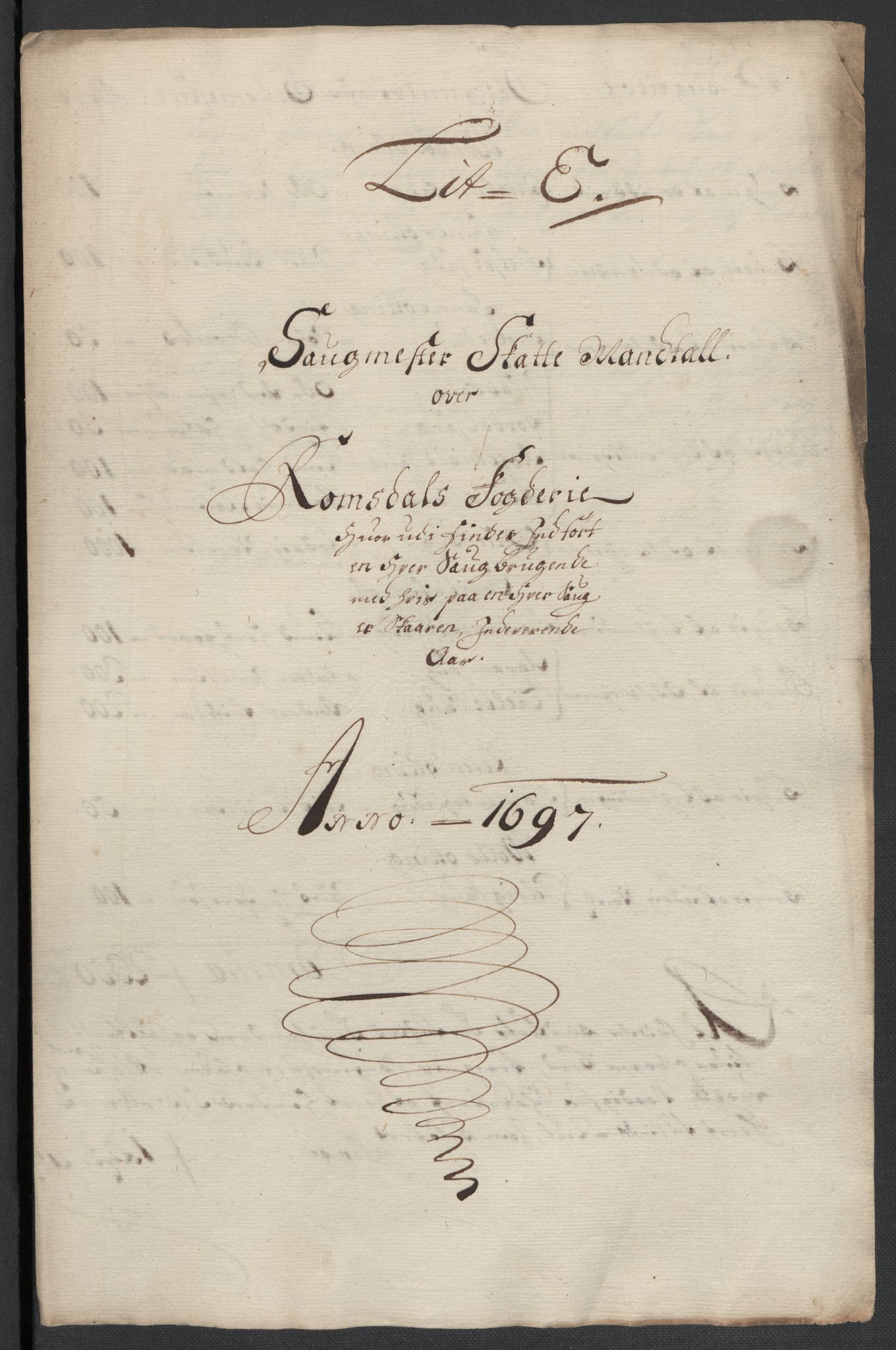 Rentekammeret inntil 1814, Reviderte regnskaper, Fogderegnskap, RA/EA-4092/R55/L3653: Fogderegnskap Romsdal, 1697-1698, p. 87