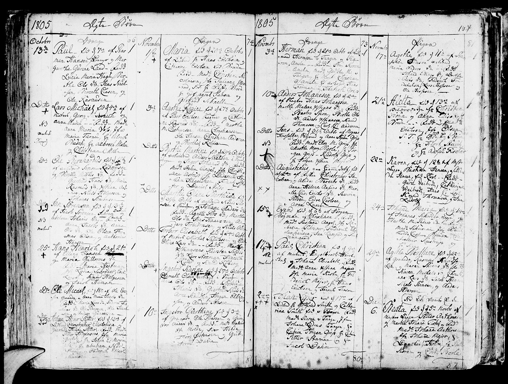 Korskirken sokneprestembete, AV/SAB-A-76101/H/Haa/L0006: Parish register (official) no. A 6, 1790-1820, p. 104