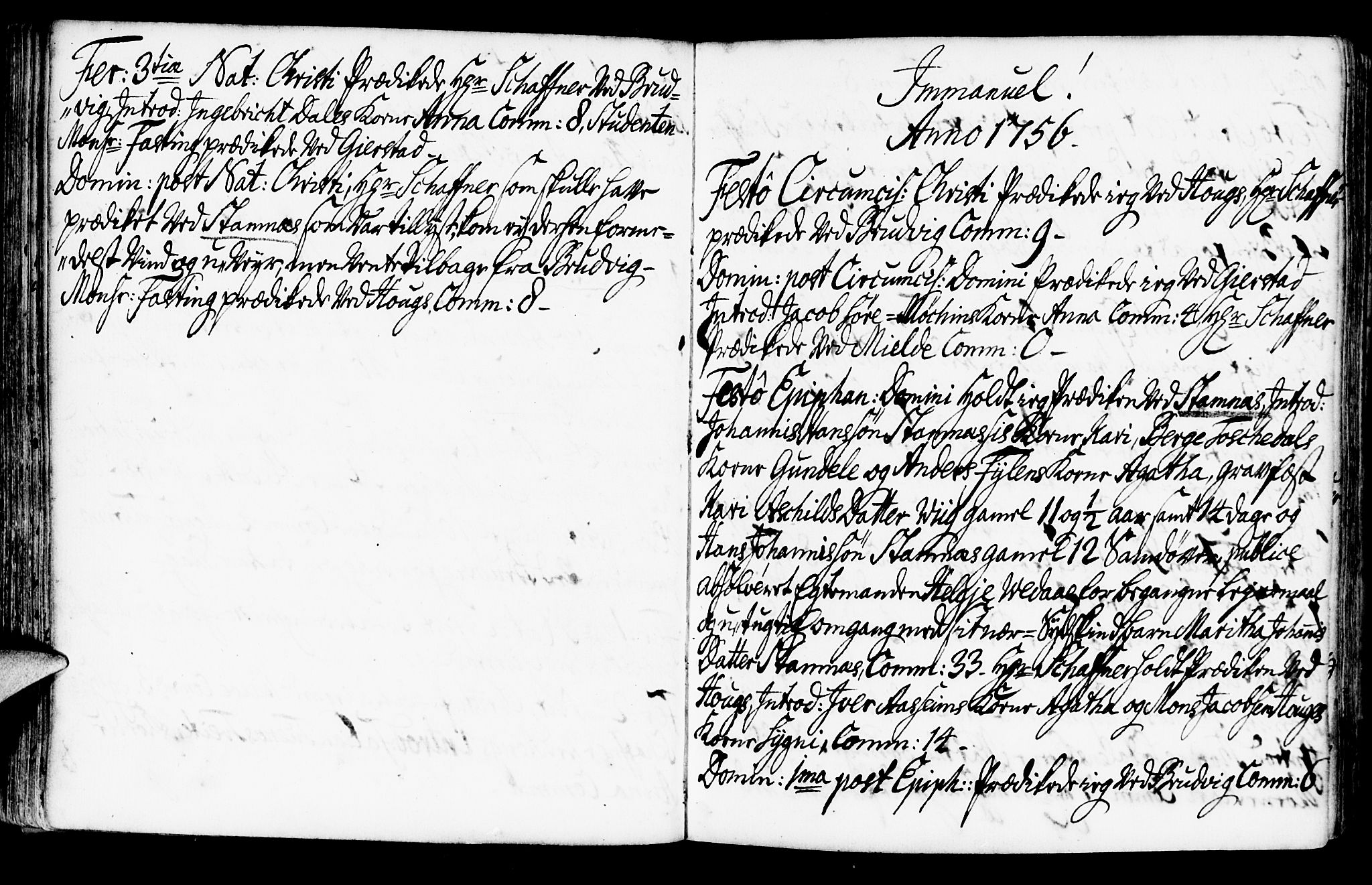 Haus sokneprestembete, AV/SAB-A-75601/H/Haa: Parish register (official) no. A 7, 1748-1766, p. 76