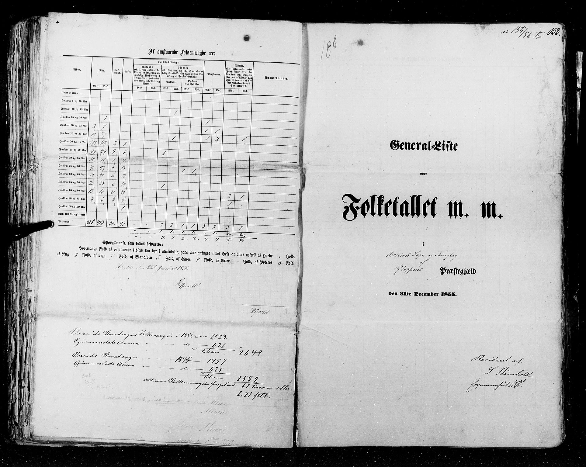 RA, Census 1855, vol. 5: Nordre Bergenhus amt, Romsdal amt og Søndre Trondhjem amt, 1855, p. 153