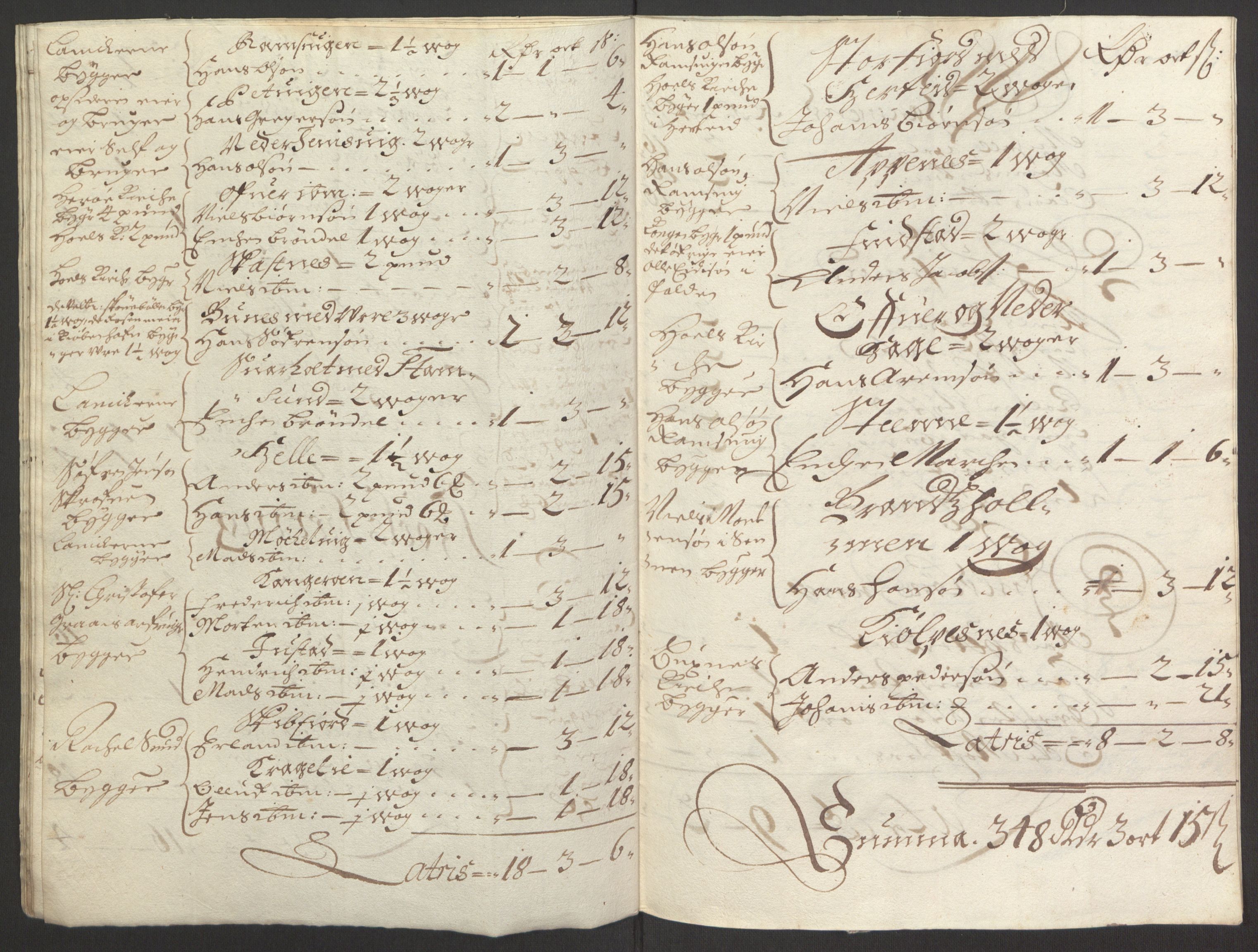 Rentekammeret inntil 1814, Reviderte regnskaper, Fogderegnskap, AV/RA-EA-4092/R67/L4675: Fogderegnskap Vesterålen, Andenes og Lofoten, 1691-1693, p. 163