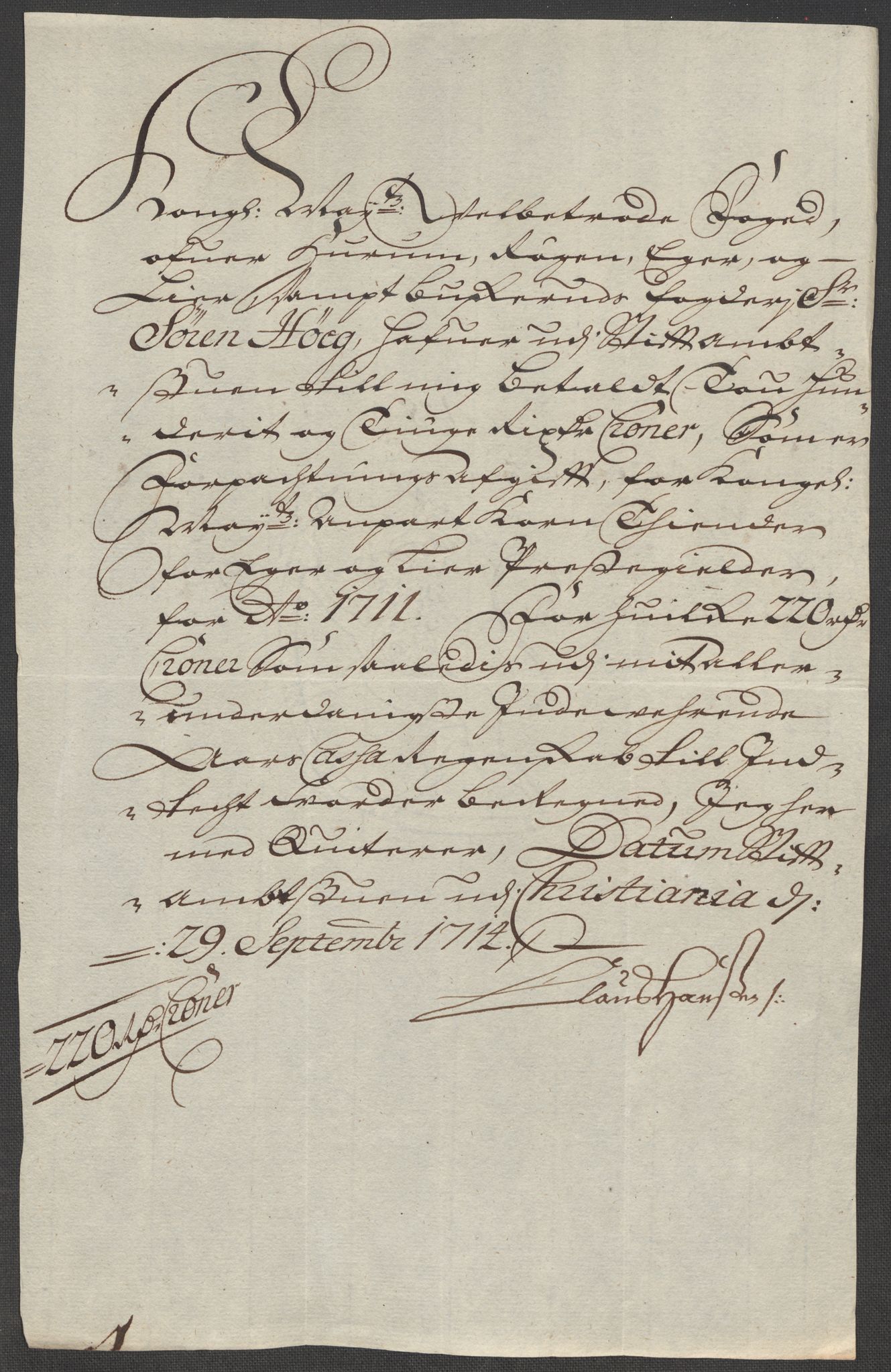 Rentekammeret inntil 1814, Reviderte regnskaper, Fogderegnskap, AV/RA-EA-4092/R31/L1708: Fogderegnskap Hurum, Røyken, Eiker, Lier og Buskerud, 1713, p. 460